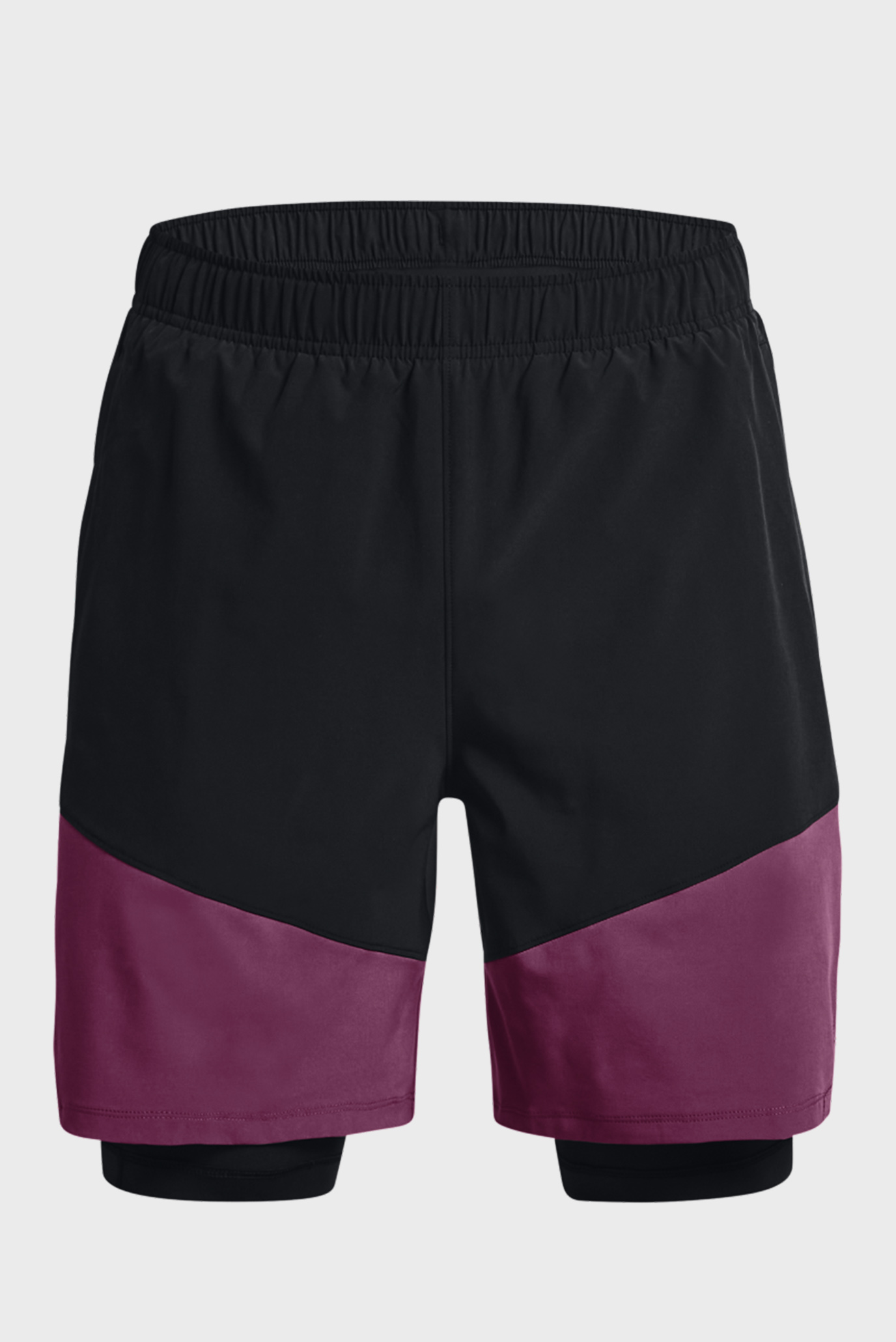 Мужские фиолетовые шорты UA BTG Woven 2-in-1 Shorts Under Armour Мужские фиолетовые шорты UA BTG Woven 2-in-1 Shorts 12