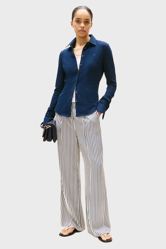 Рубашка 1985 SLIM PIQUE LS SHIRT