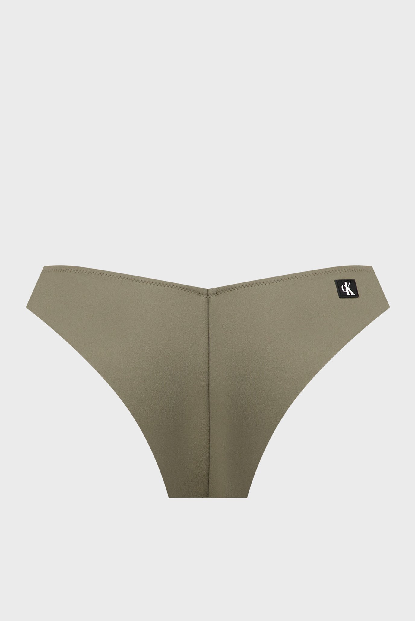 Женские оливковые трусики от купальника STRING SIDE TIE 6