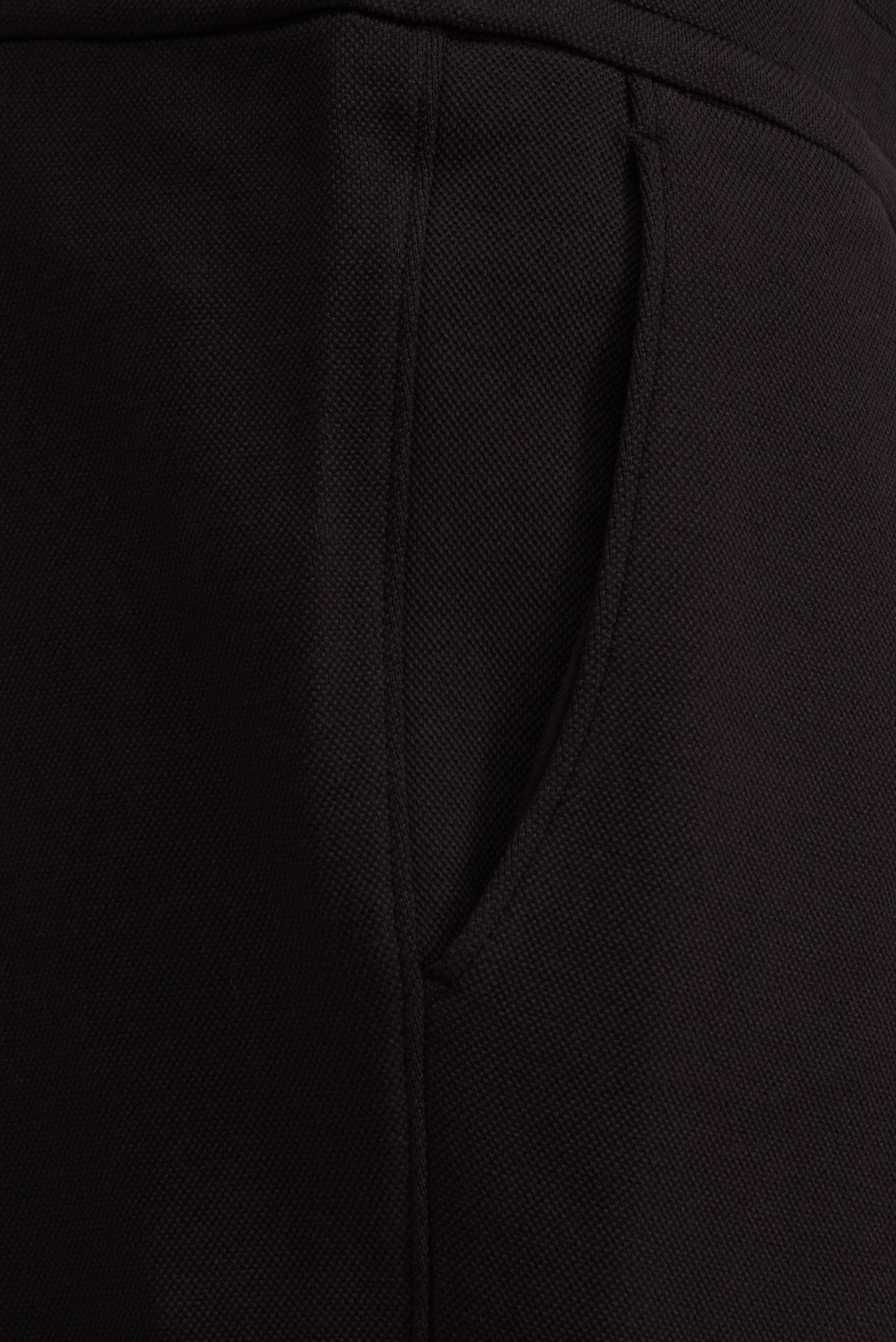Мужские черные брюки PIQUE TEXTURE 3