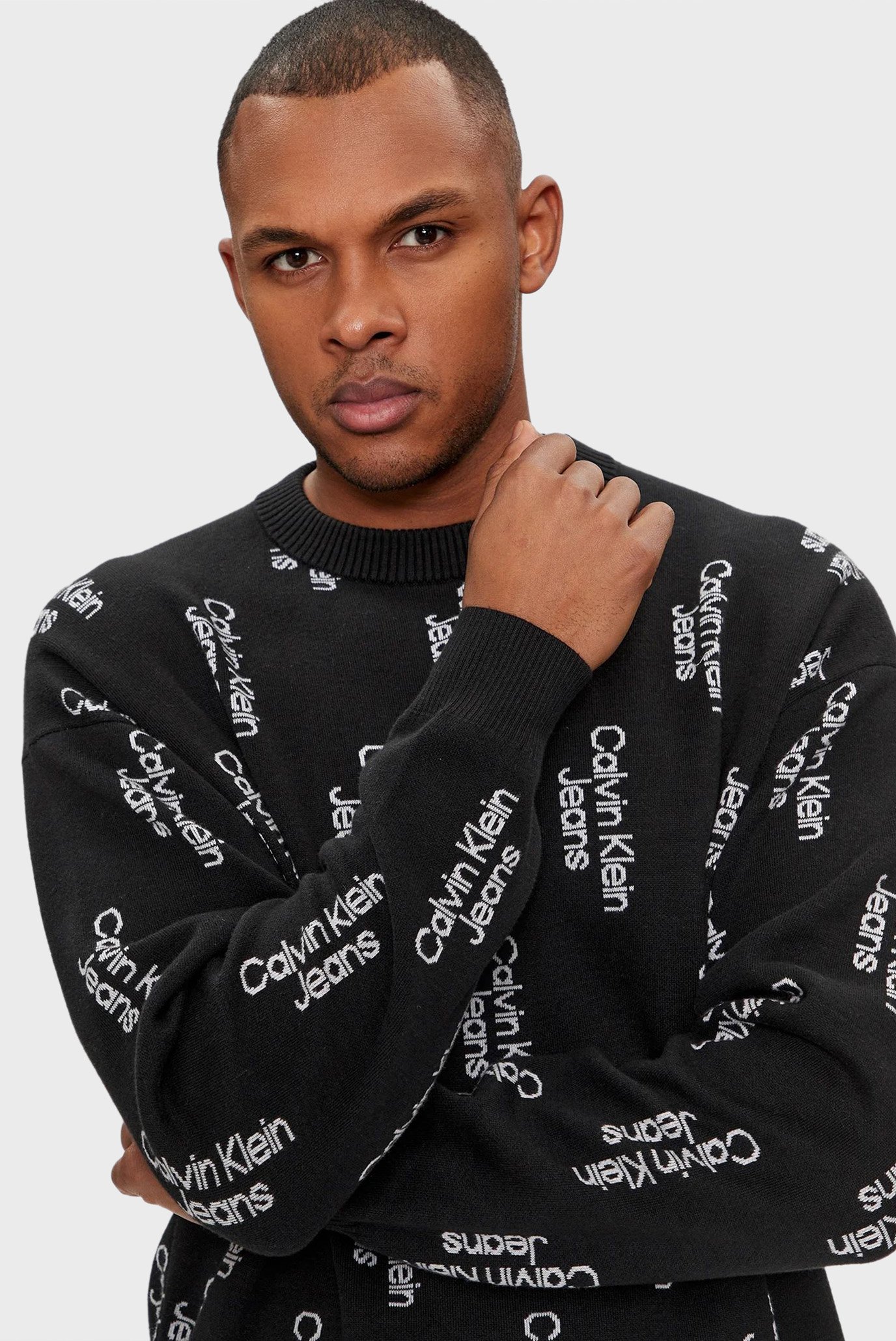 Свитер STACKED LOGO AOP SWEATER 4