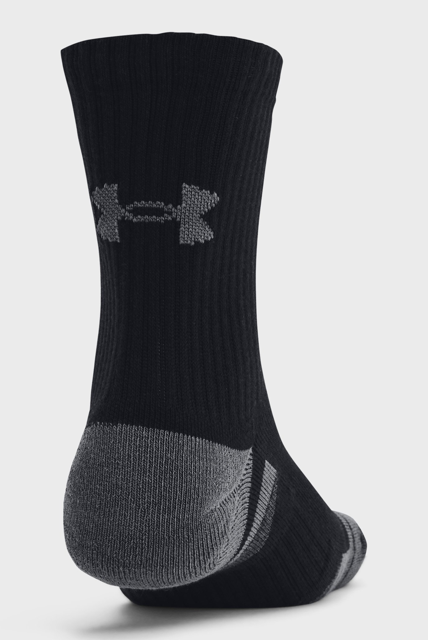 Черные носки (3 пары) UA Performance Cotton 3p Mid 4