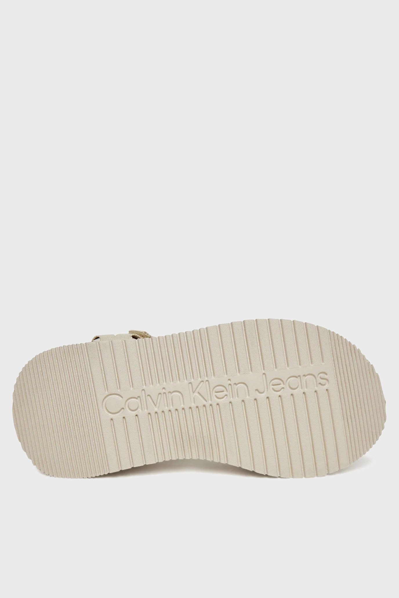 Женские бежевые сандалии VELCRO 6