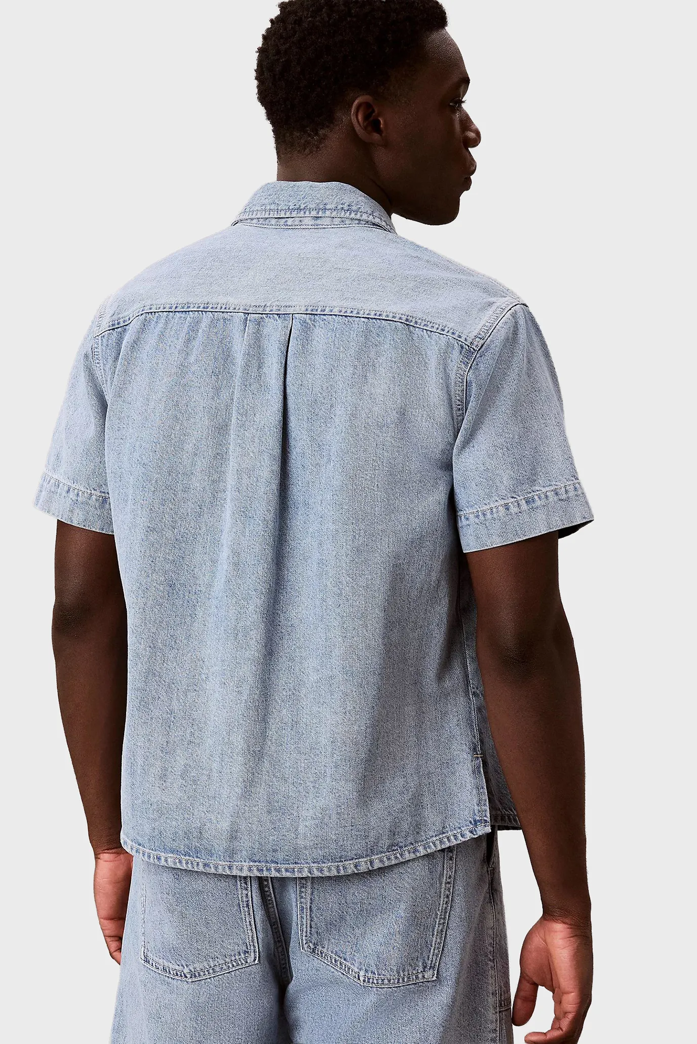 Рубашка с коротким рукавом SS LINEN DENIM UTILITY SHIRT SHA 3