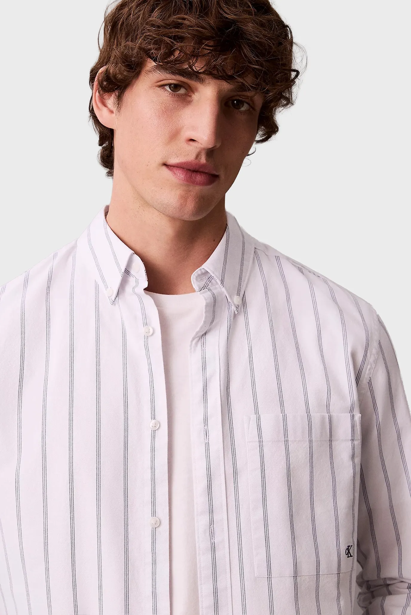 Рубашка LS STRIPE OXFORD CLASSIC SHIRT 5