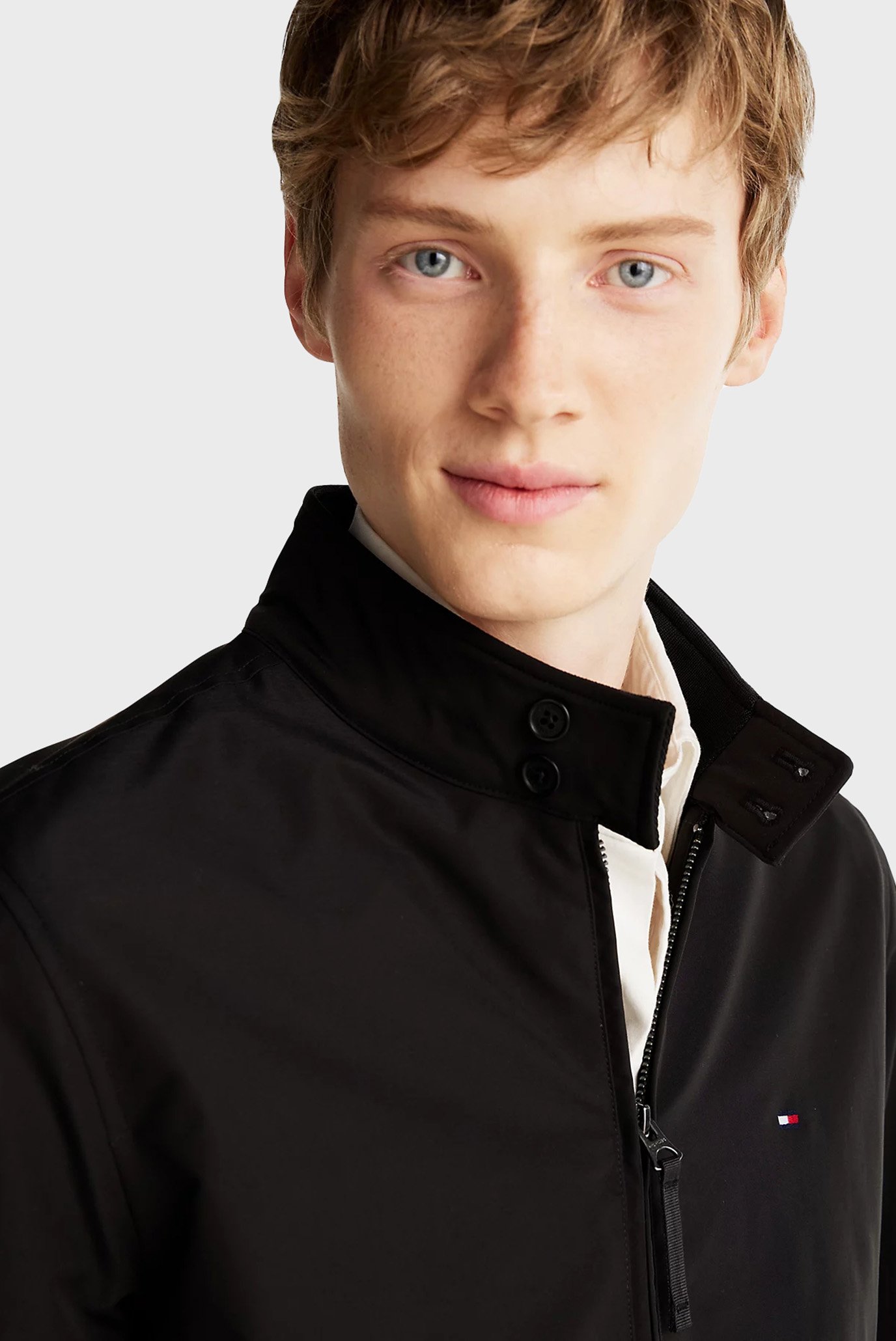 Мужская черная куртка HARRINGTON JACKET 2