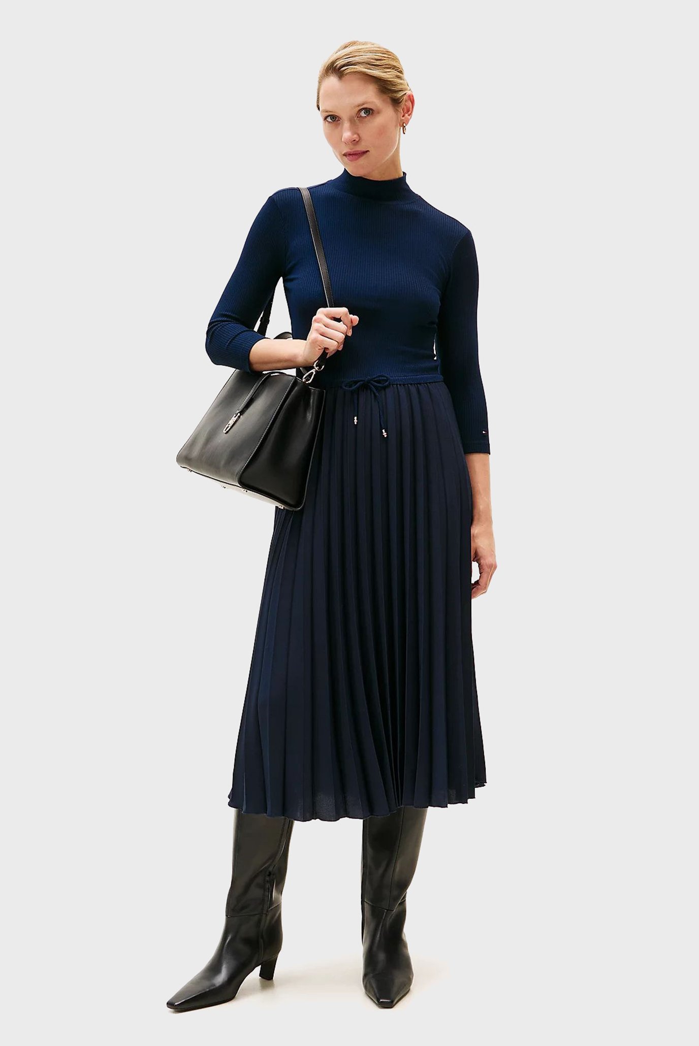 Платье SLIM 5X2 RIB MIX MIDI DRS 1