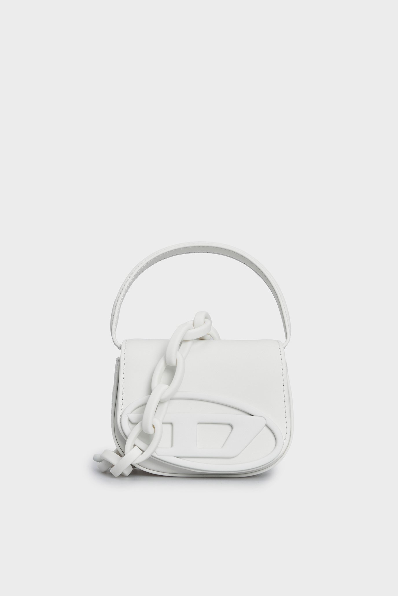 Женская белая кожаная сумка 1DR 5