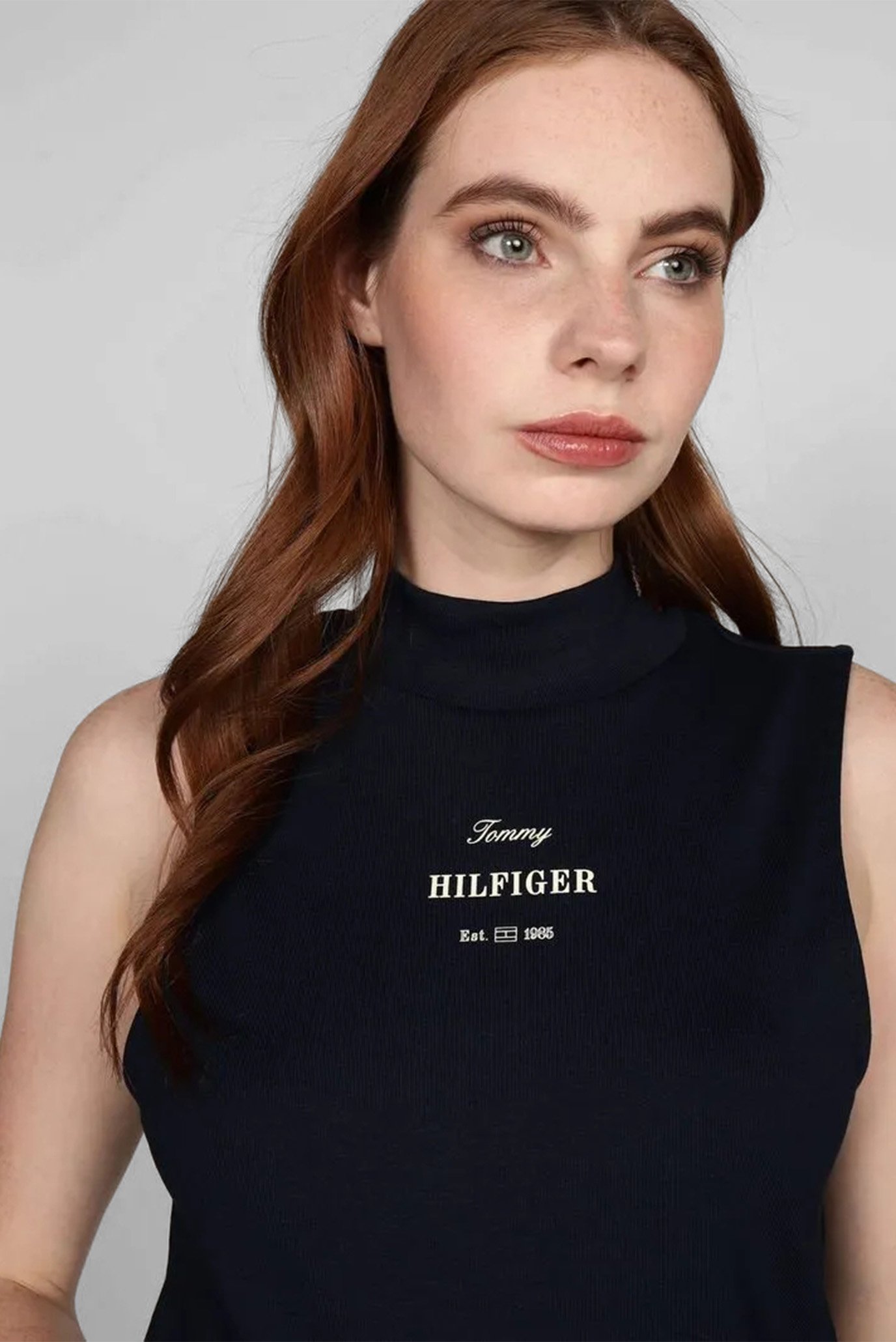 Футболка SLIM MONOTYPE STRIPE HIGH-NK TOP 2