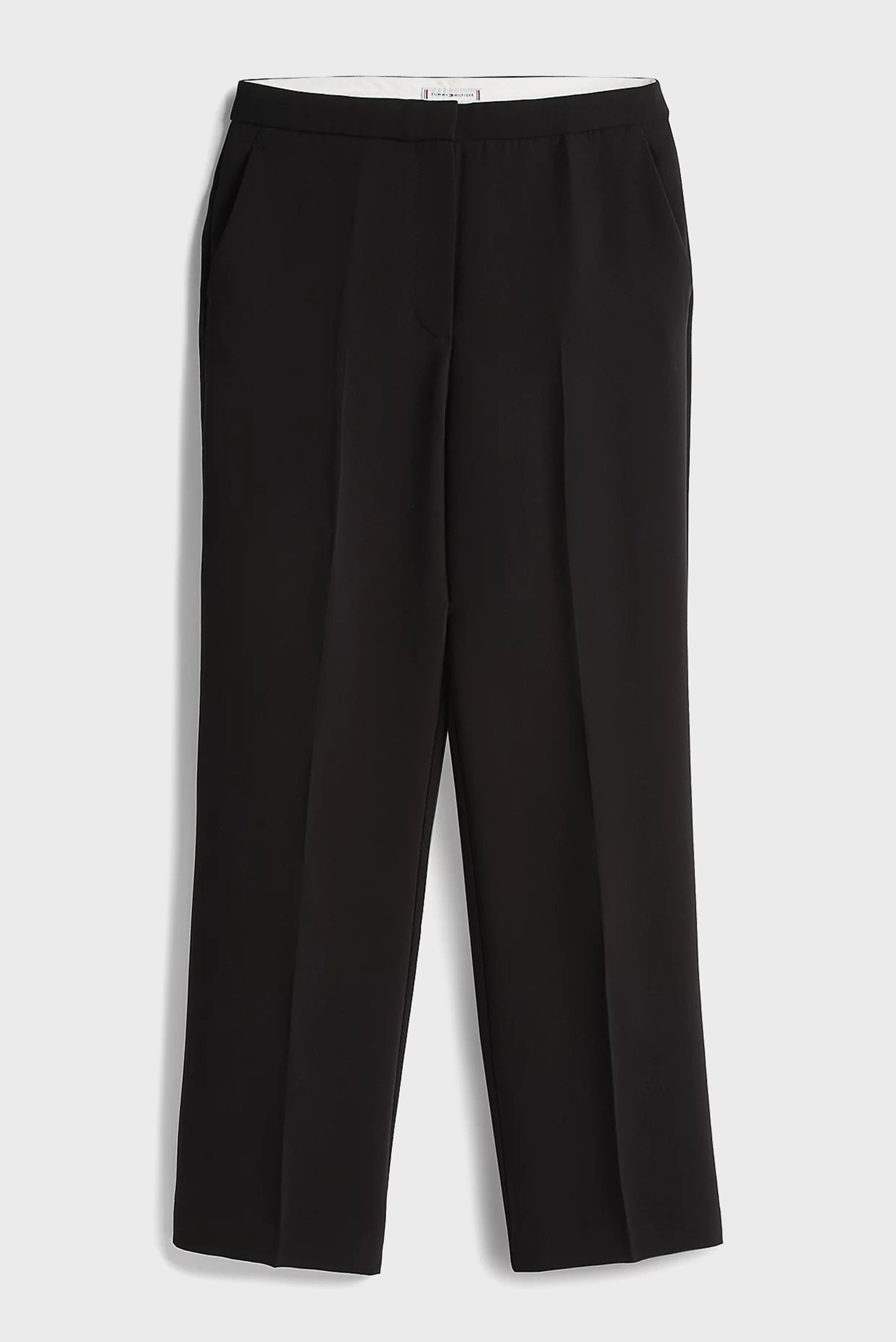 Женские черные брюки CREPE RELAXED STRAIGHT PANT 5