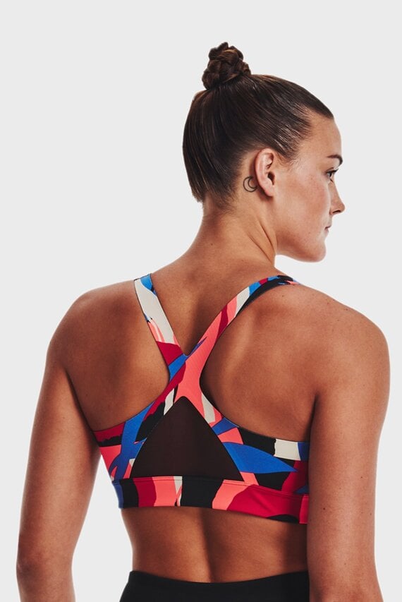 Женский спортивный топ UA SmartForm Rush Mid Print