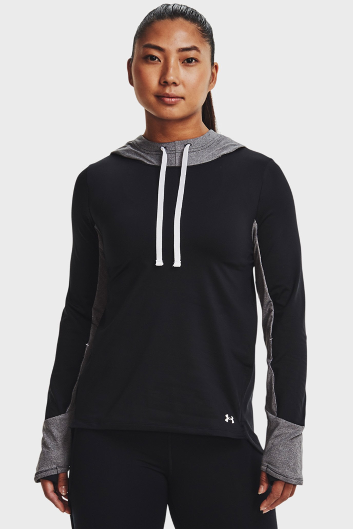 Женское черное худи UA ColdGear Hoodie Under Armour Женское черное худи UA ColdGear Hoodie 5