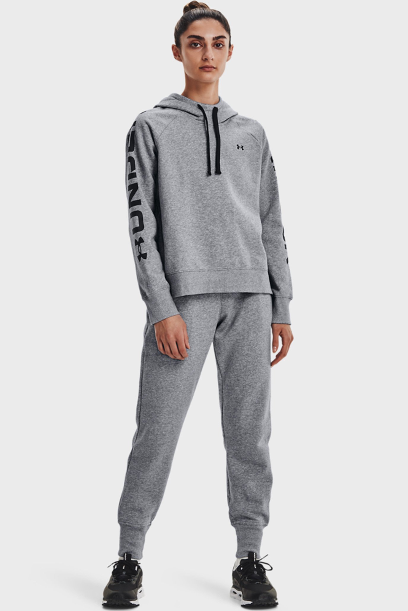 Женское серое худи Rival Fleece CB Hoodie Under Armour Женское серое худи Rival Fleece CB Hoodie 11