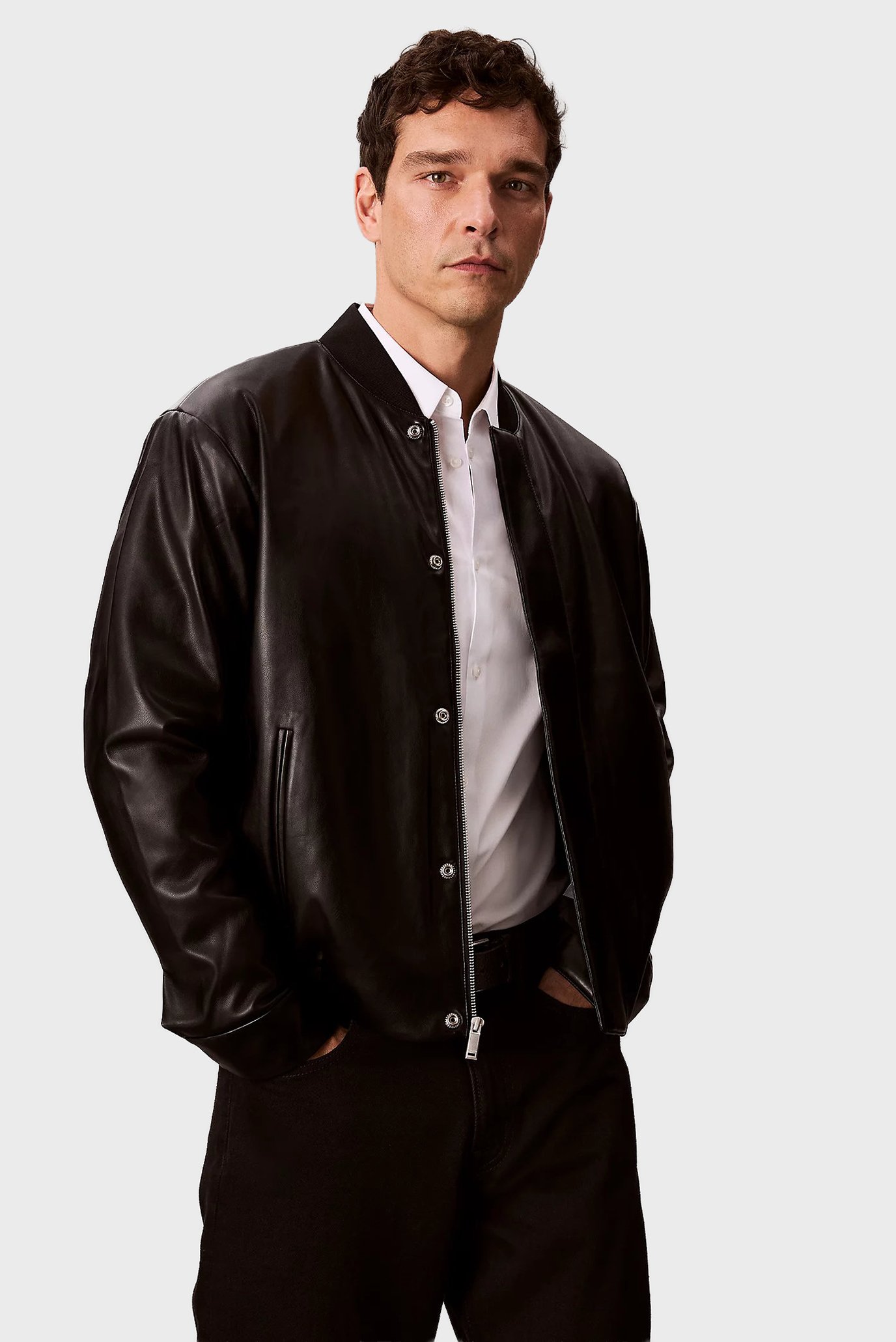 Куртка демисезонная LS FAUX LEATHER BOMBER JKT 1