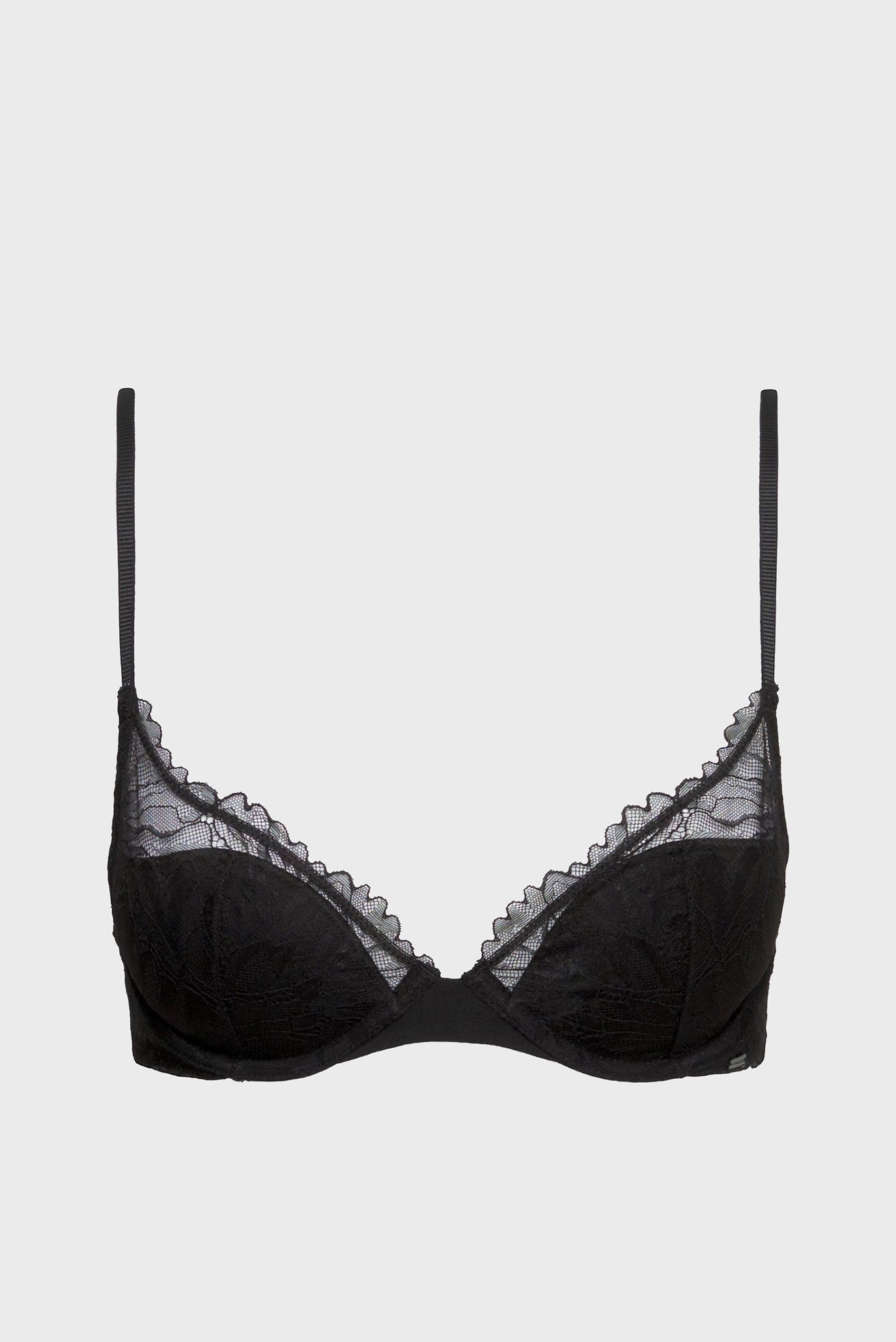 Женский черный бюстгальтер LIGHTLY LINED PLUNGE 7