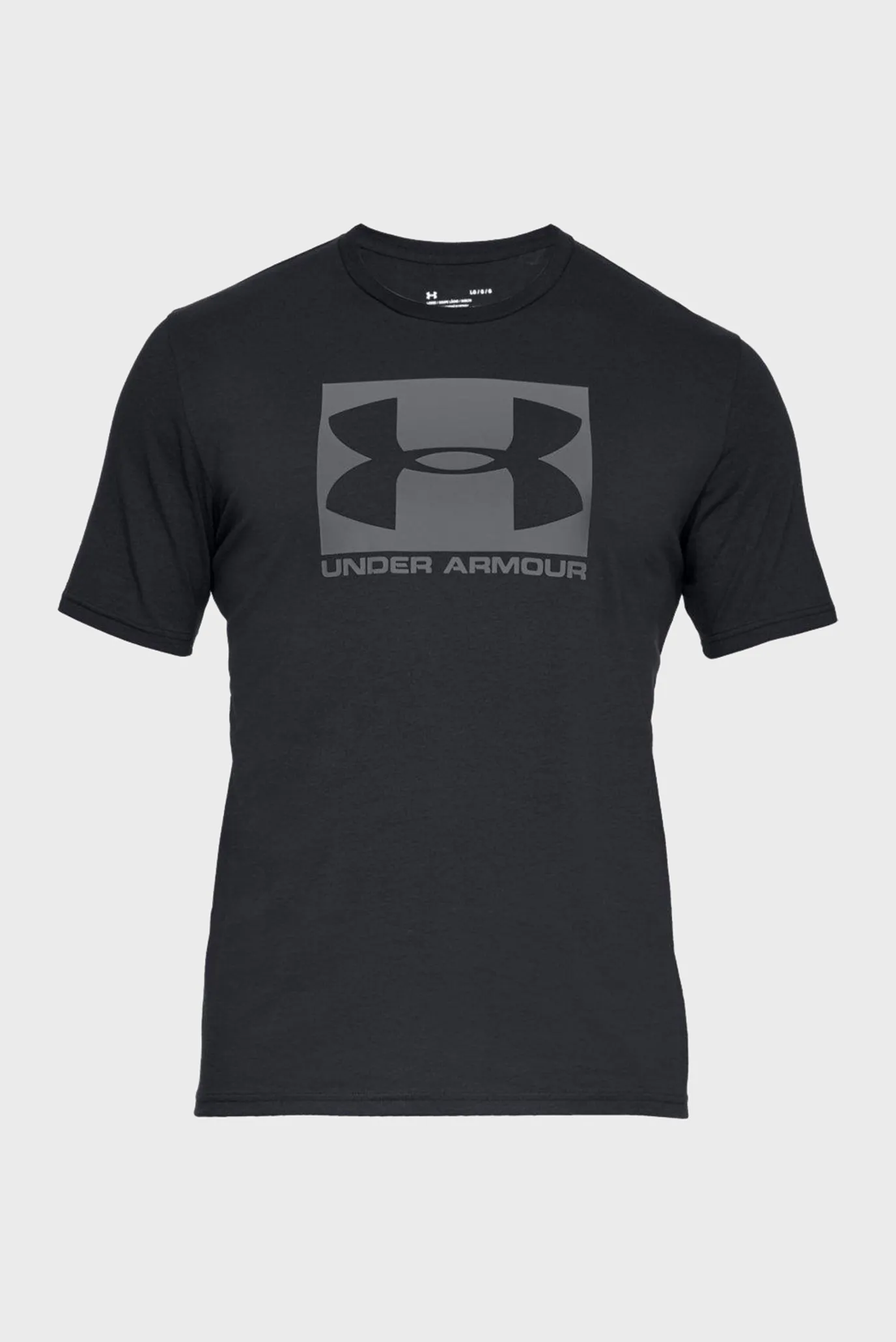 Мужская черная футболка UA Boxed Sportstyle SS 8