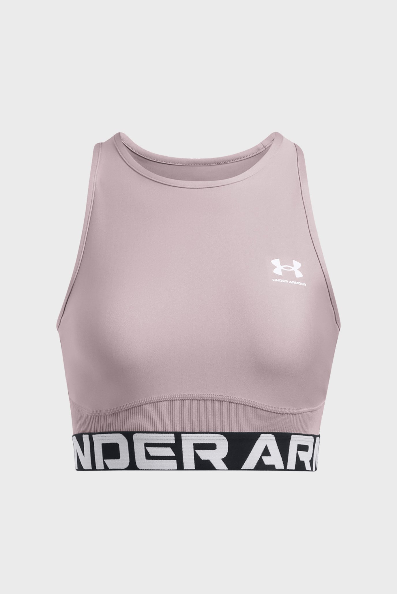 Женский пудровый топ HeatGear Rib Tank 3