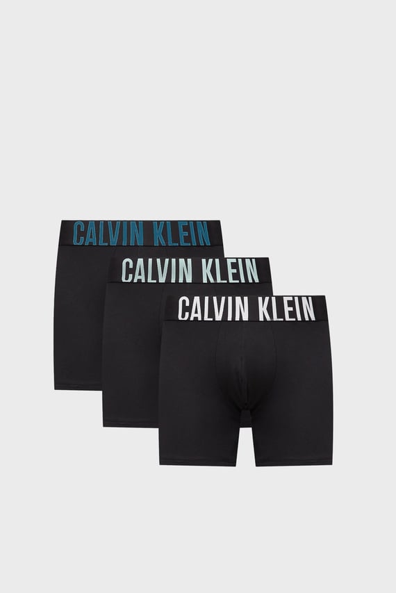 Мужские черные боксеры (3 шт) BOXER BRIEF