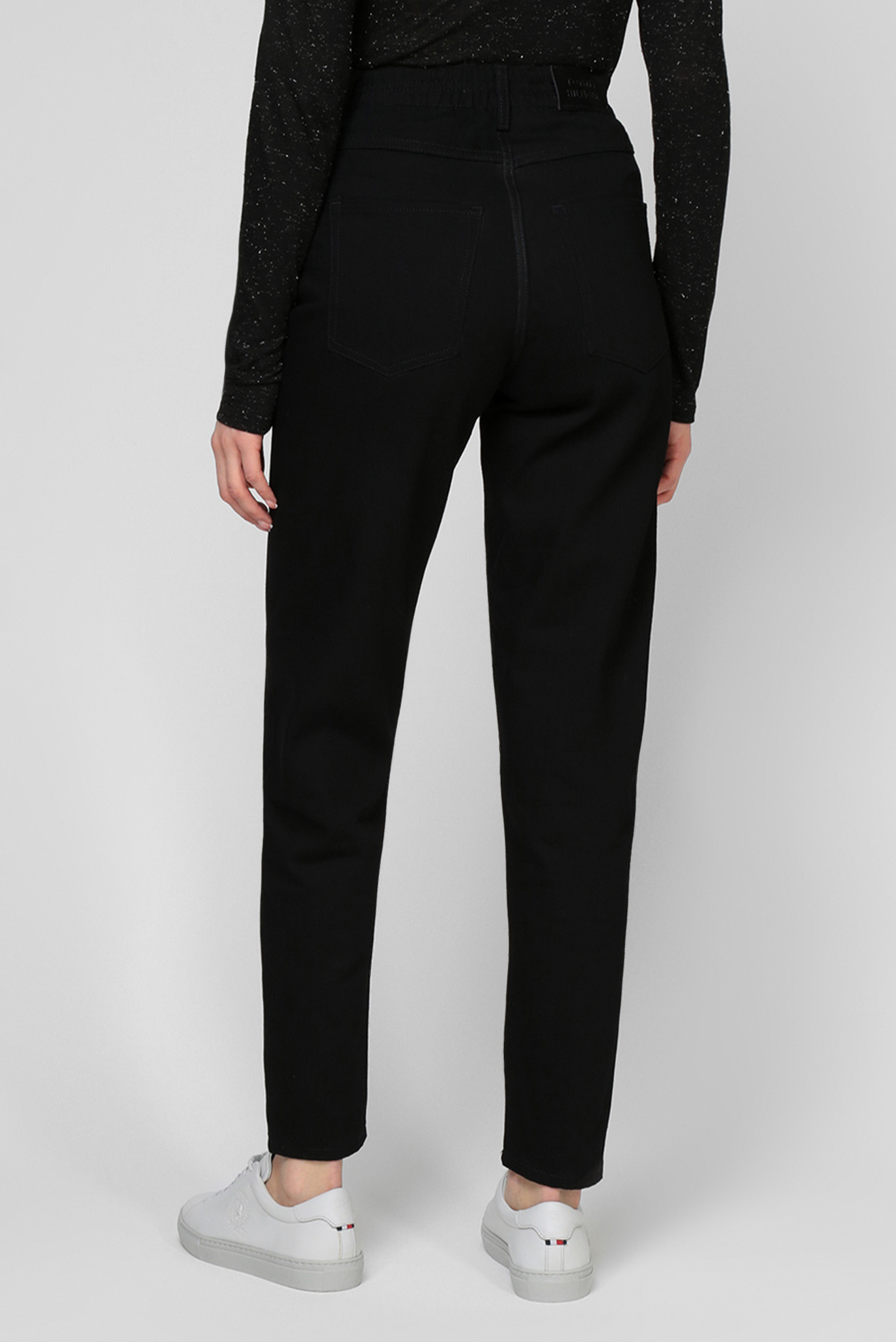 Женские черные джинсы RELAXED 9