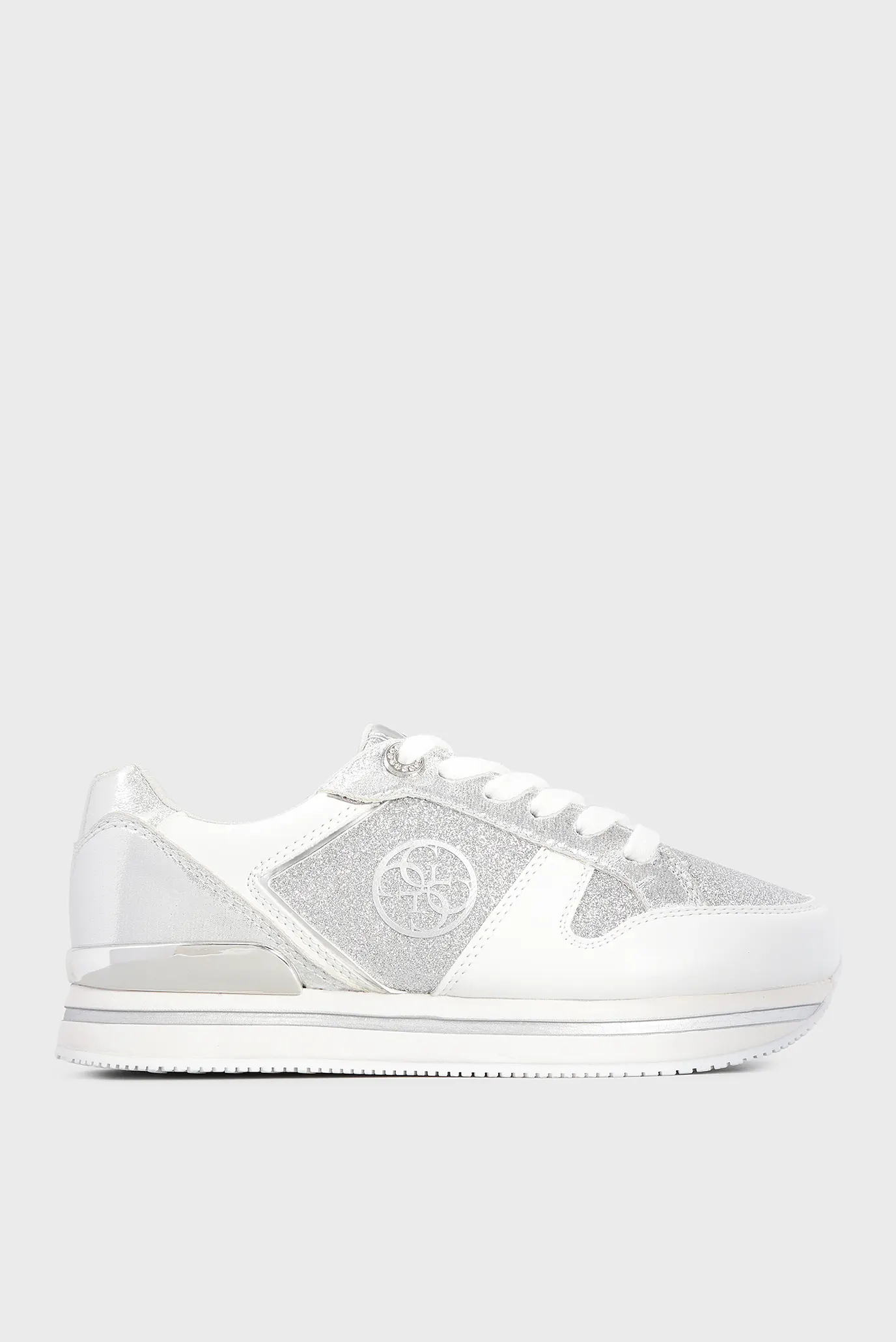 Женские серебристые кроссовки 6