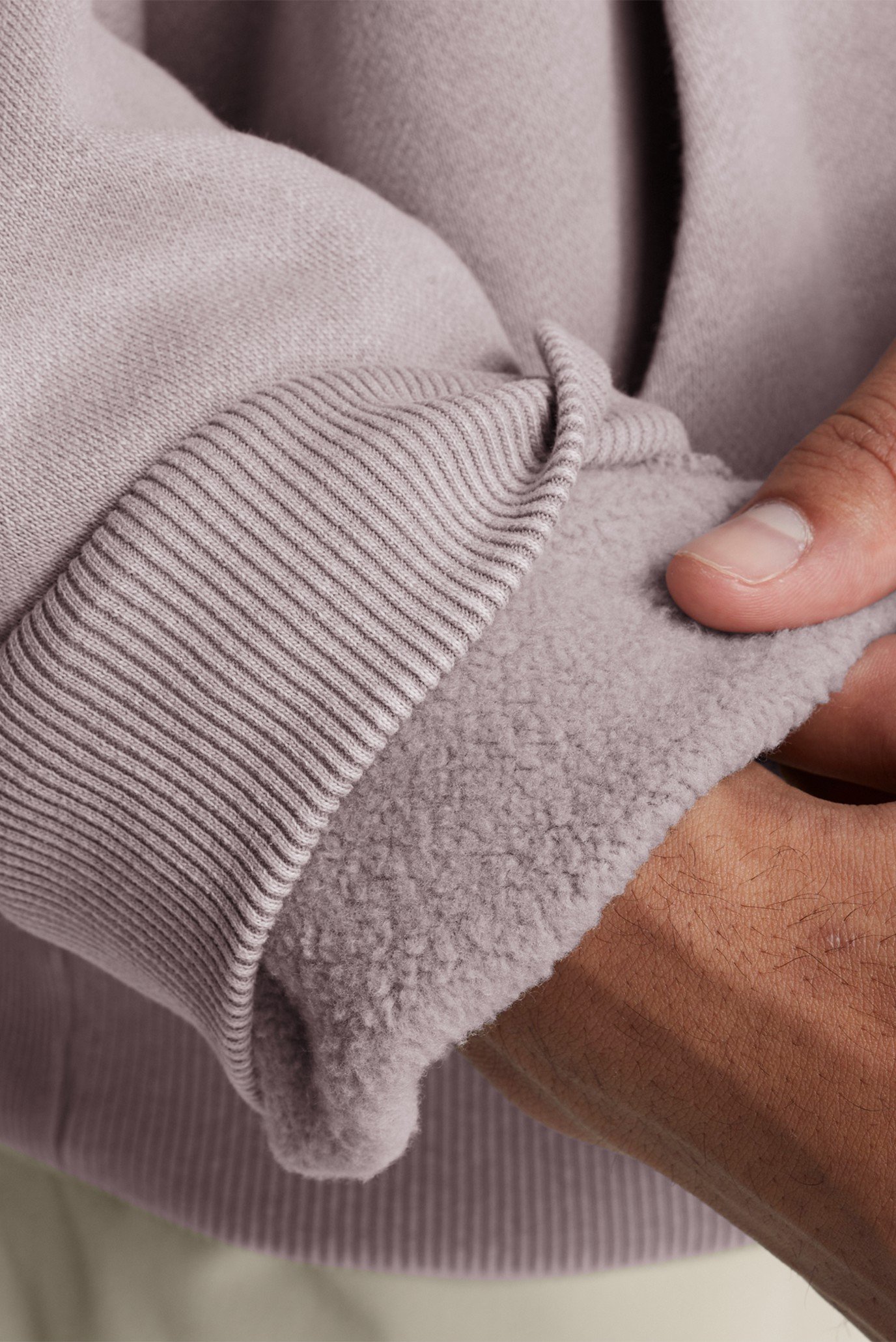 Мужское серое худи UA Icon HWT Flc Wash OS Hood 4