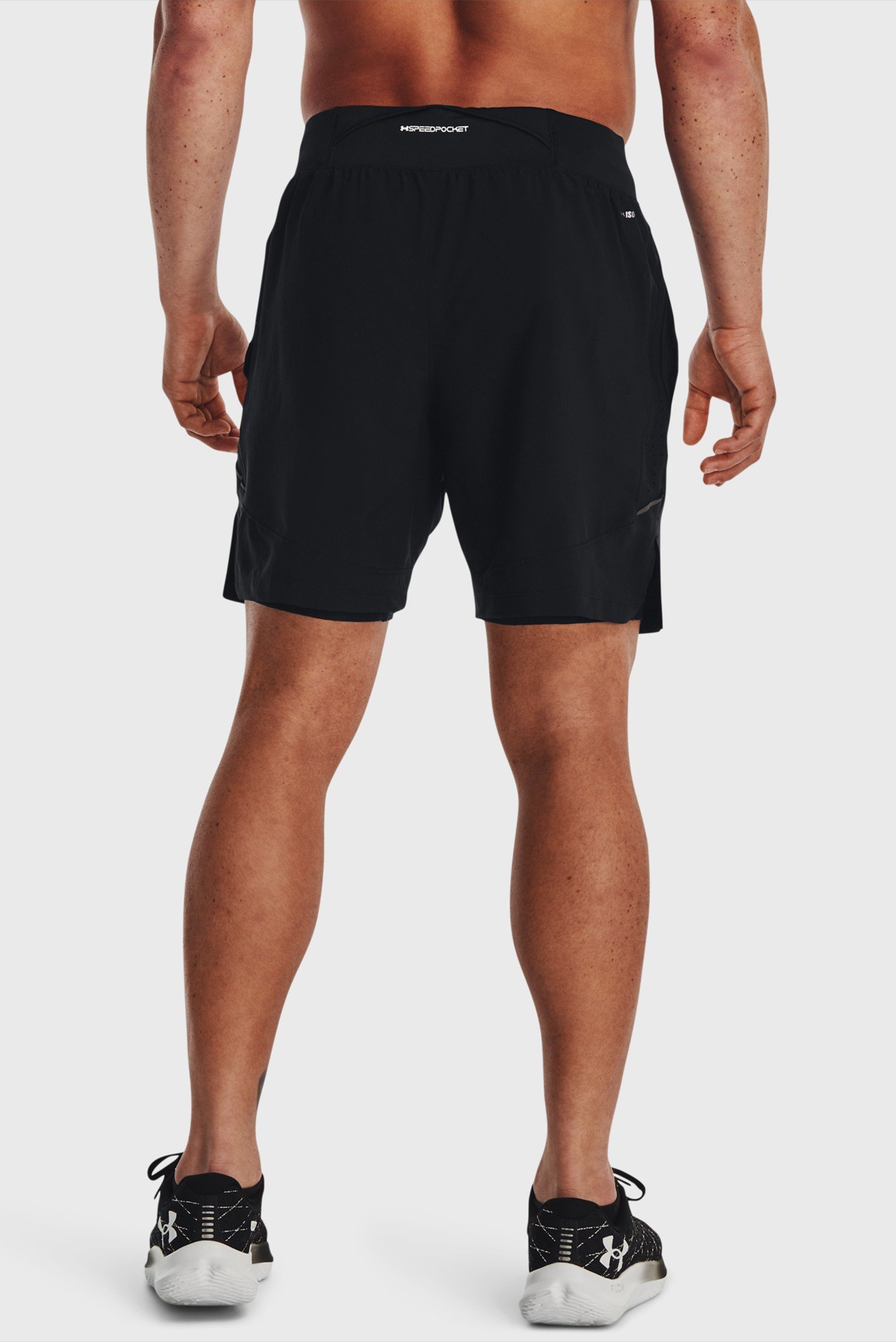 Мужские черные шорты LAUNCH ELITE 2in1 7'' SHORT 3