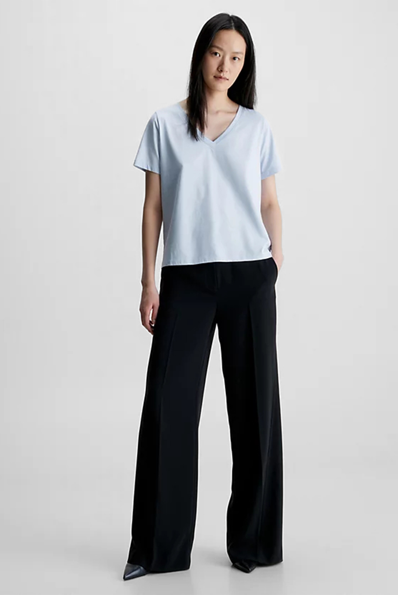 Футболка SMOOTH COTTON V NECK TEE SS 4