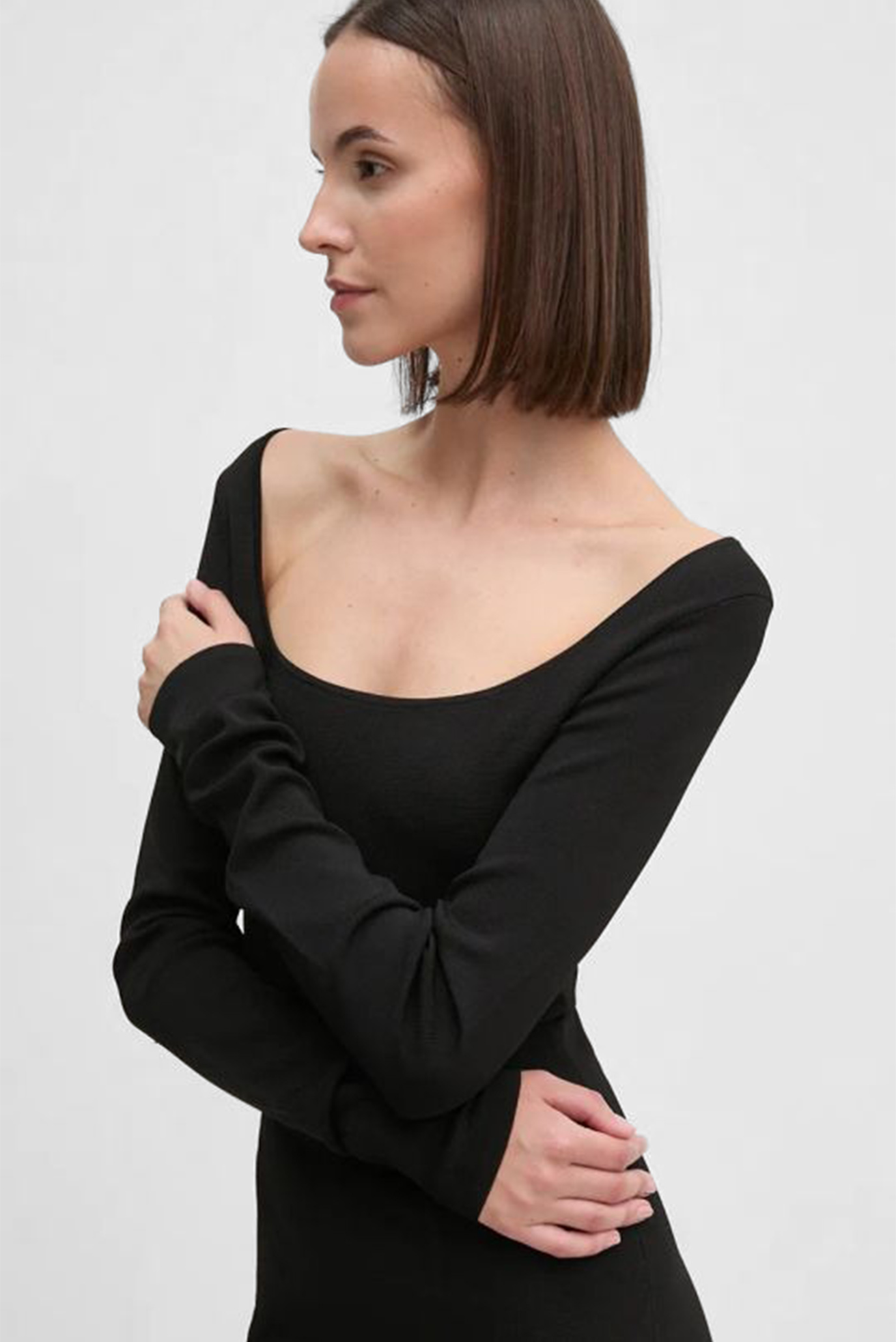 Платье SCULPTED LS SWEATER DRESS 5