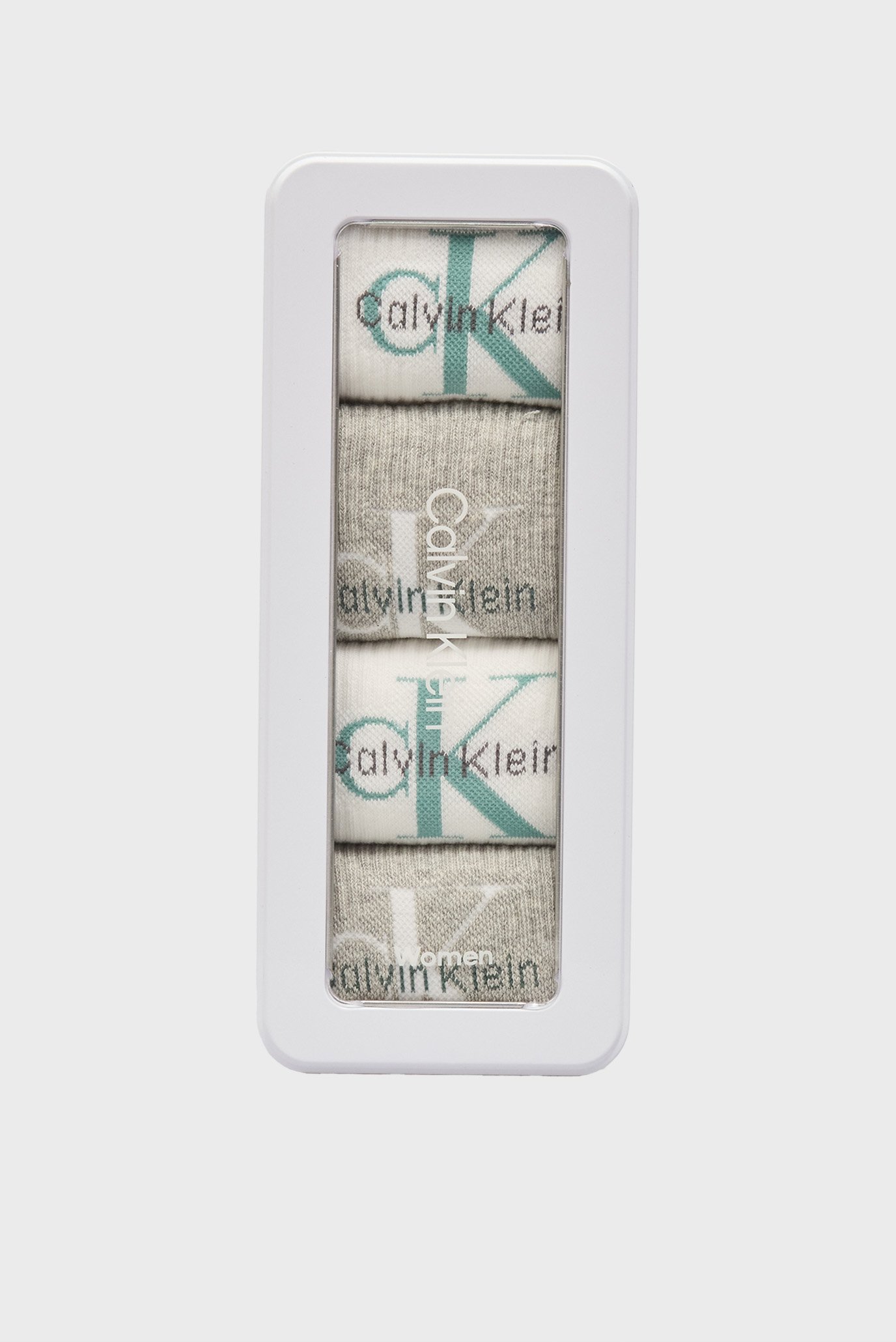 Набор носков CKJ WOMEN SOCK 4P GIFTBOX MONOCalvin Klein Jeans Набор носков CKJ WOMEN SOCK 4P GIFTBOX MONO 4