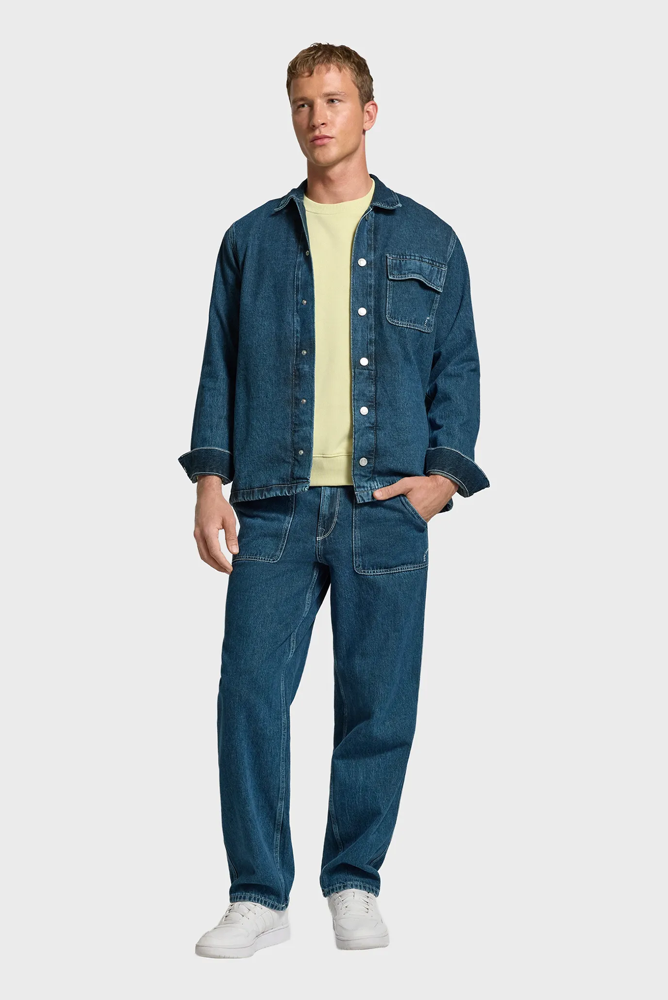 Рубашка OTTO OVERSHIRT PETROL BLUE 4