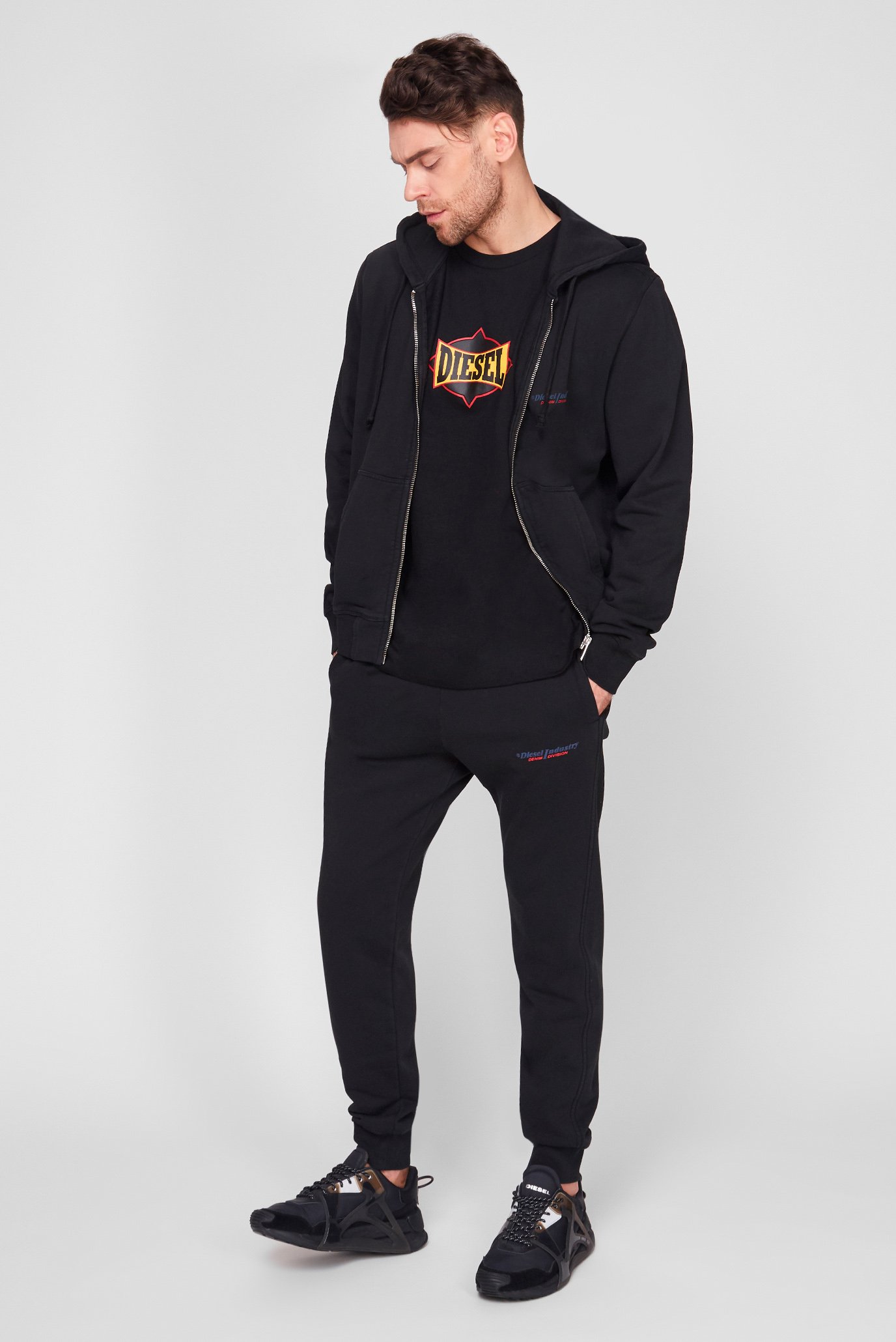 Мужские черные спортивные брюки P-TARY-IND 2