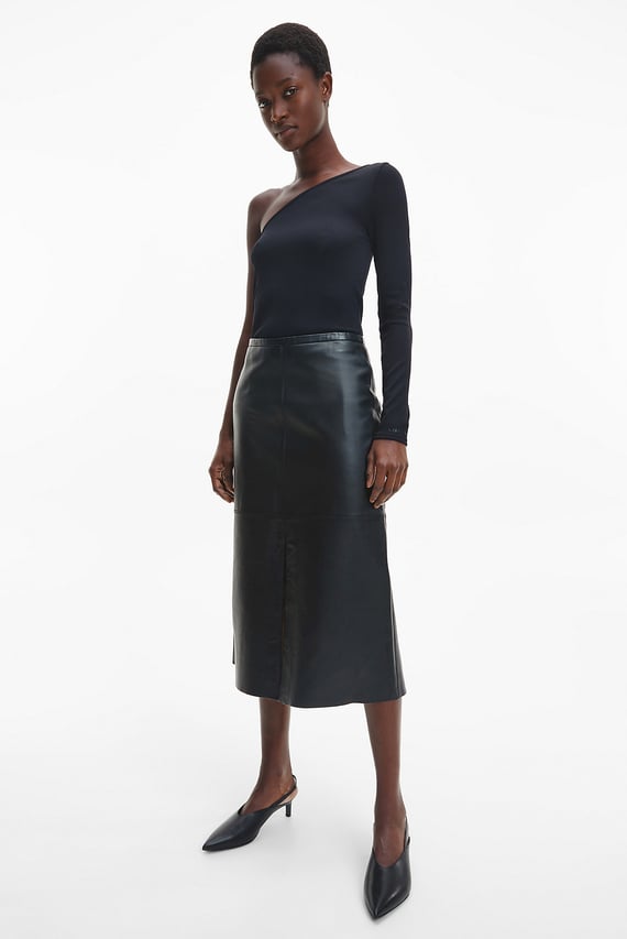 Юбка LEATHER SKIRT