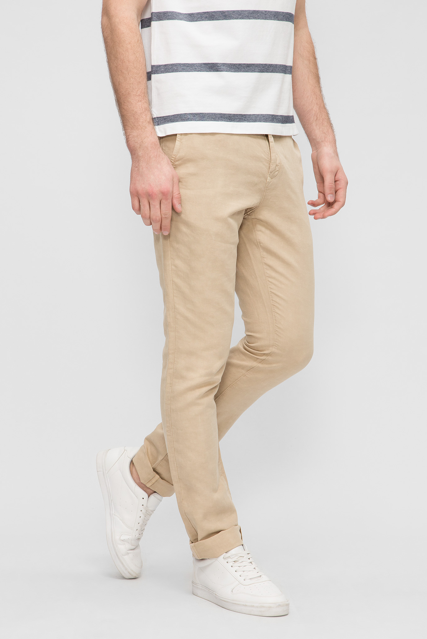 Мужские бежевые чиносы DENTON CHINO 7