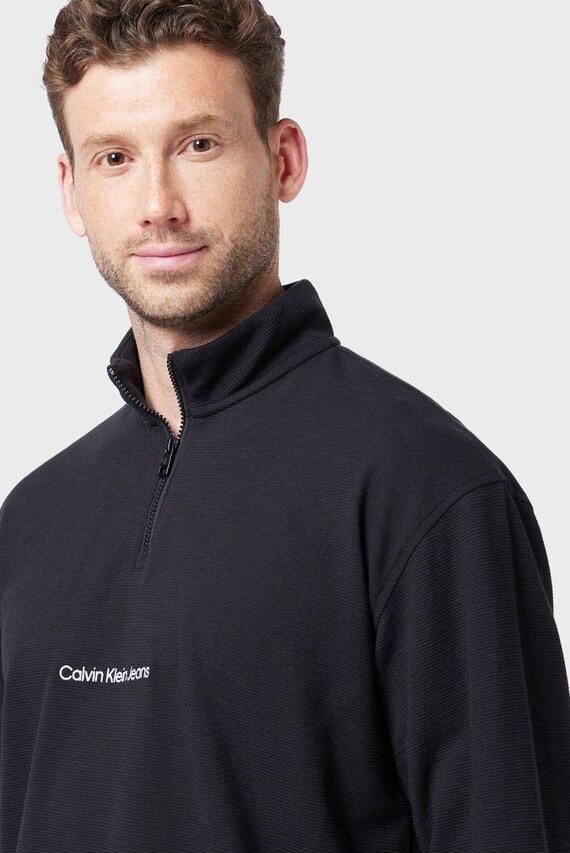 Лонгслив INSTIT HALF ZIP OTTOMAN TEE