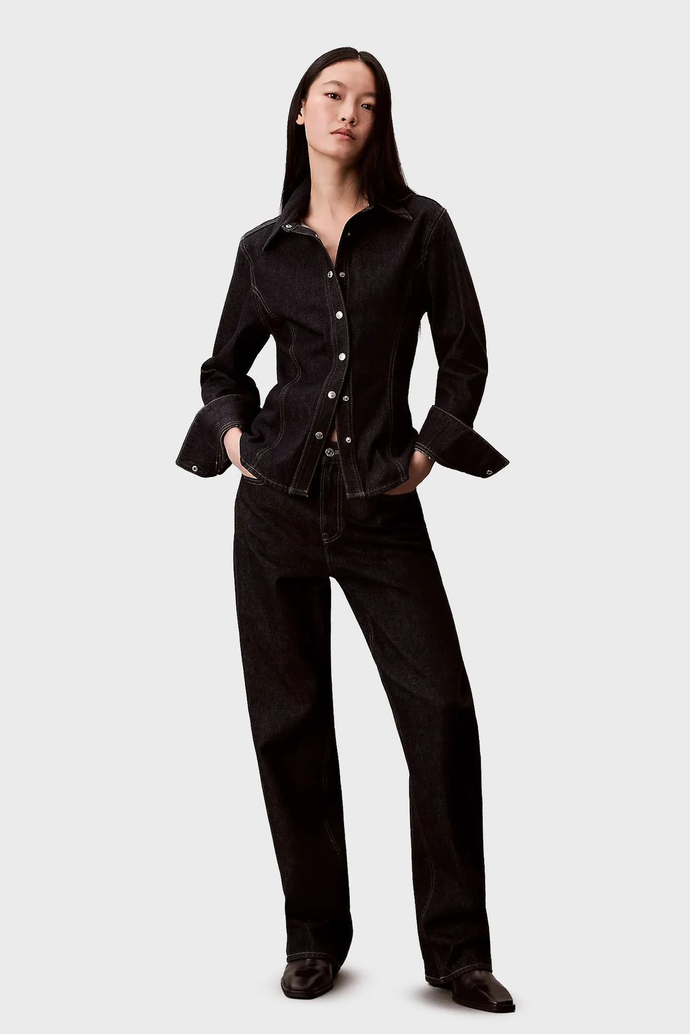 Джинсы THE STRAIGHT BOOT RESIN RINSE 2