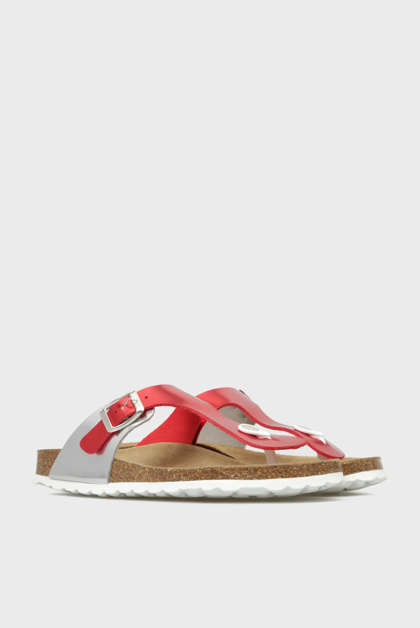 Женские красные вьетнамки Barcelona 7