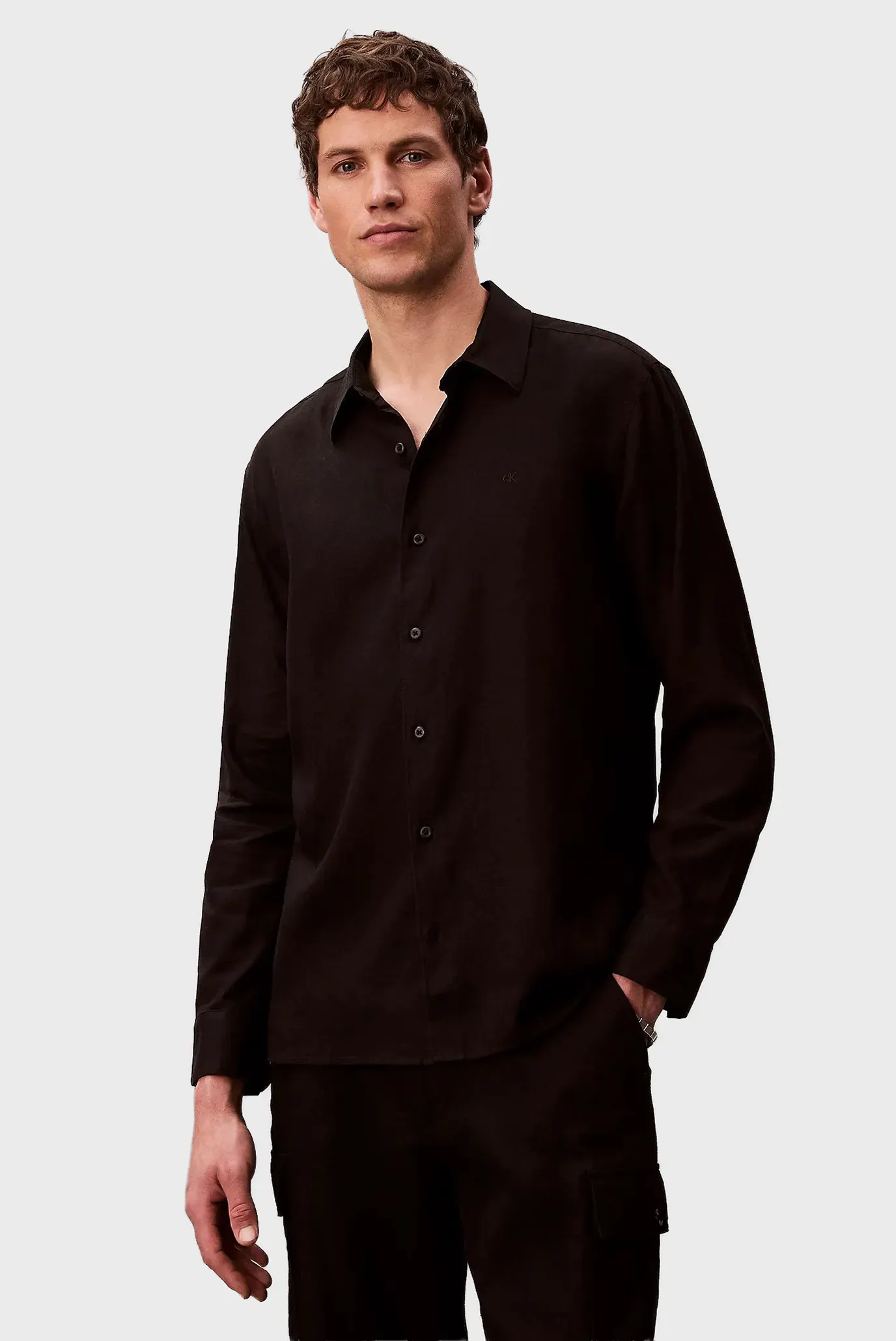 Рубашка LS SOLID LINEN CLASSIC SHIRT 1