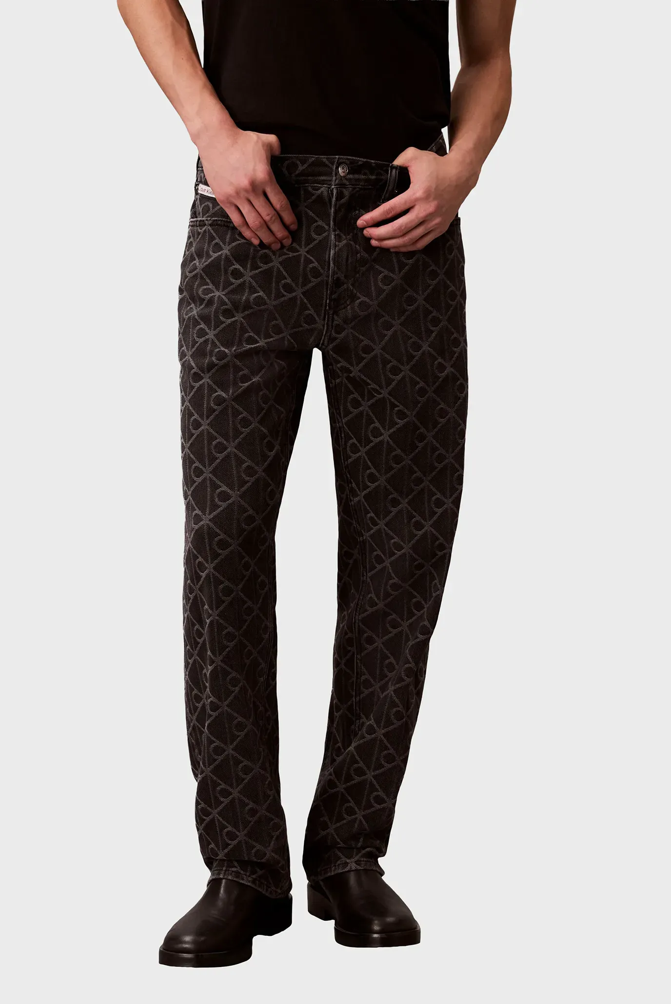 Джинсы/90S STRAIGHT BLACK EMBLEM JACQUA 1