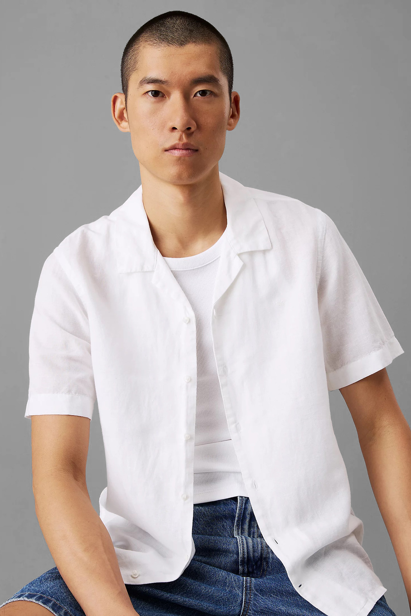 Рубашка с коротким рукавом LINEN COTTON CUBAN S S SHIRT 3