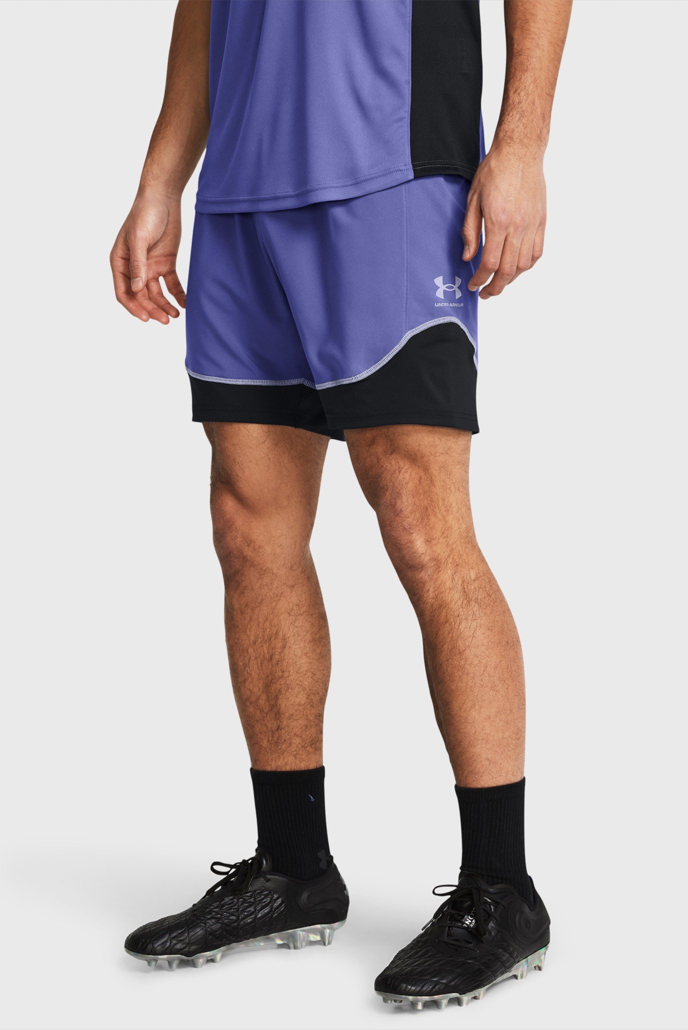 Мужские фиолетовые шорты UA M's Ch. Pro Train Short 1