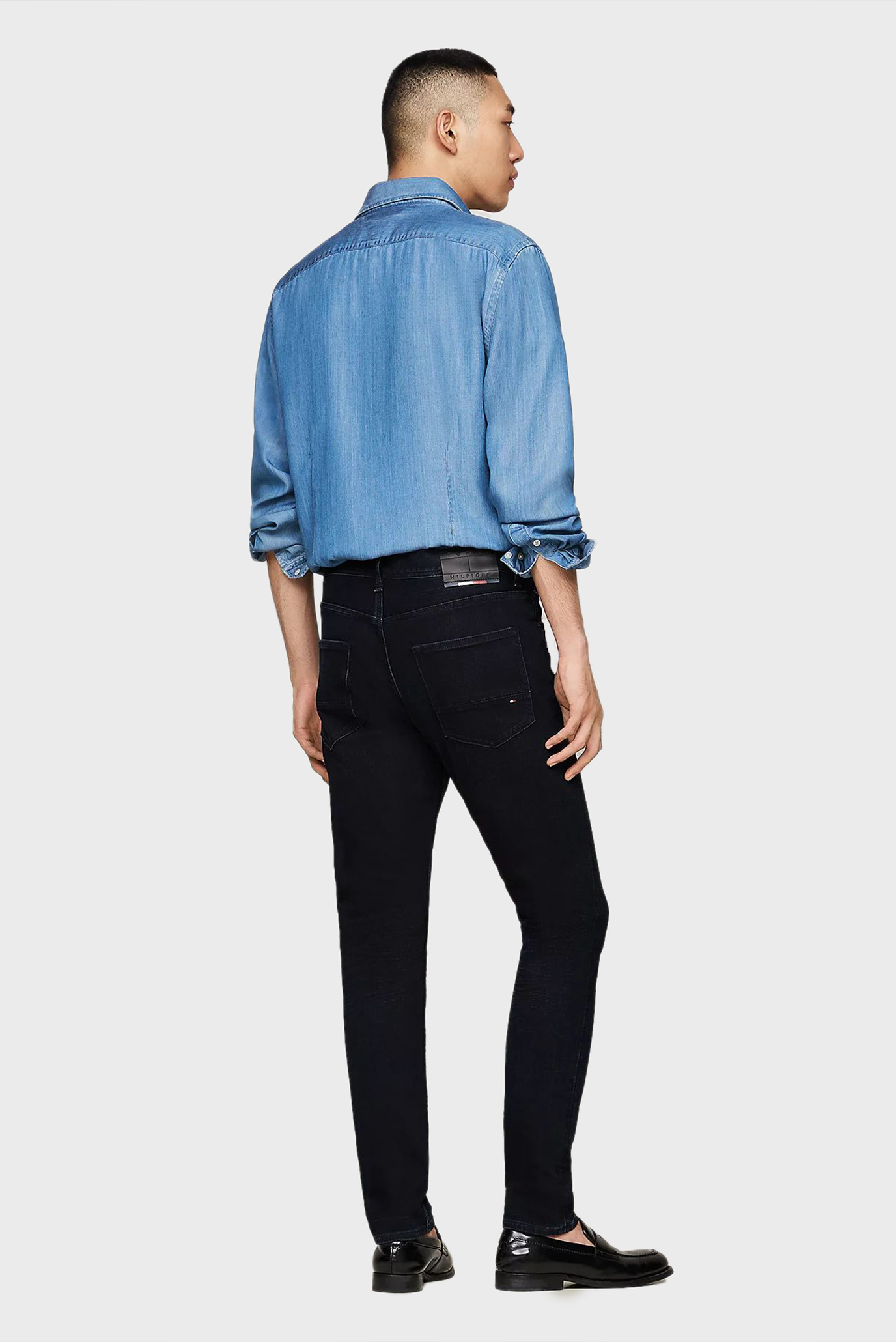 Мужские темно-синие джинсы 2