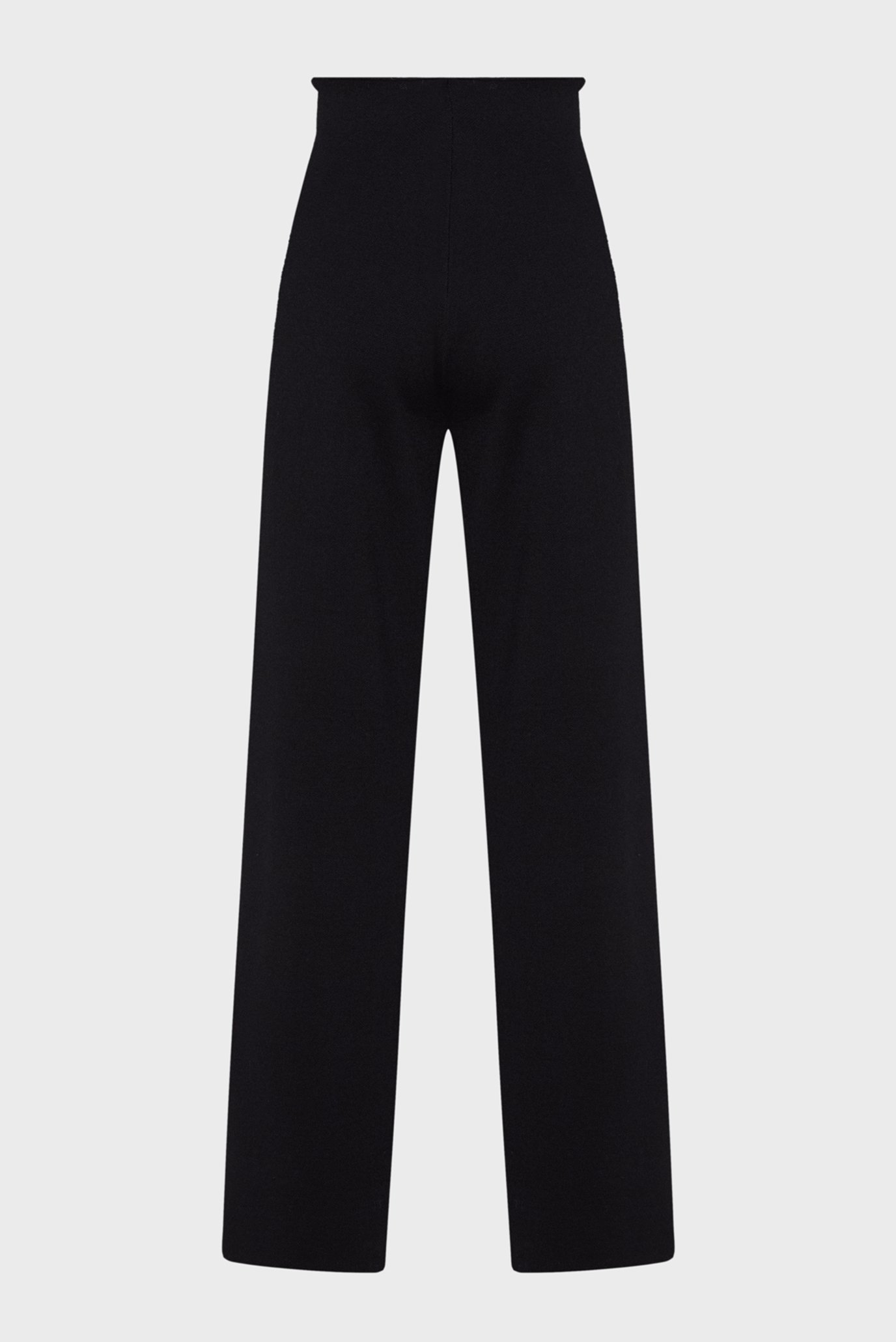 Женские черные шерстяные брюки DF WOOL BLEND STRAIGHT PANT 2