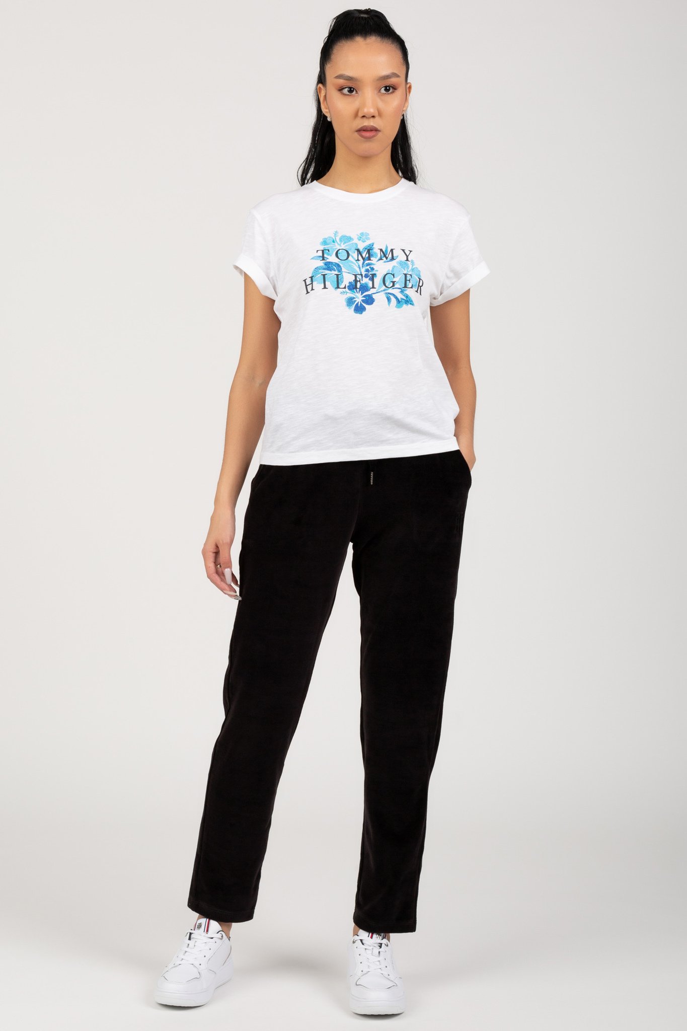 Футболка REGULAR SLUB FLORAL C-NK TEE SS 5