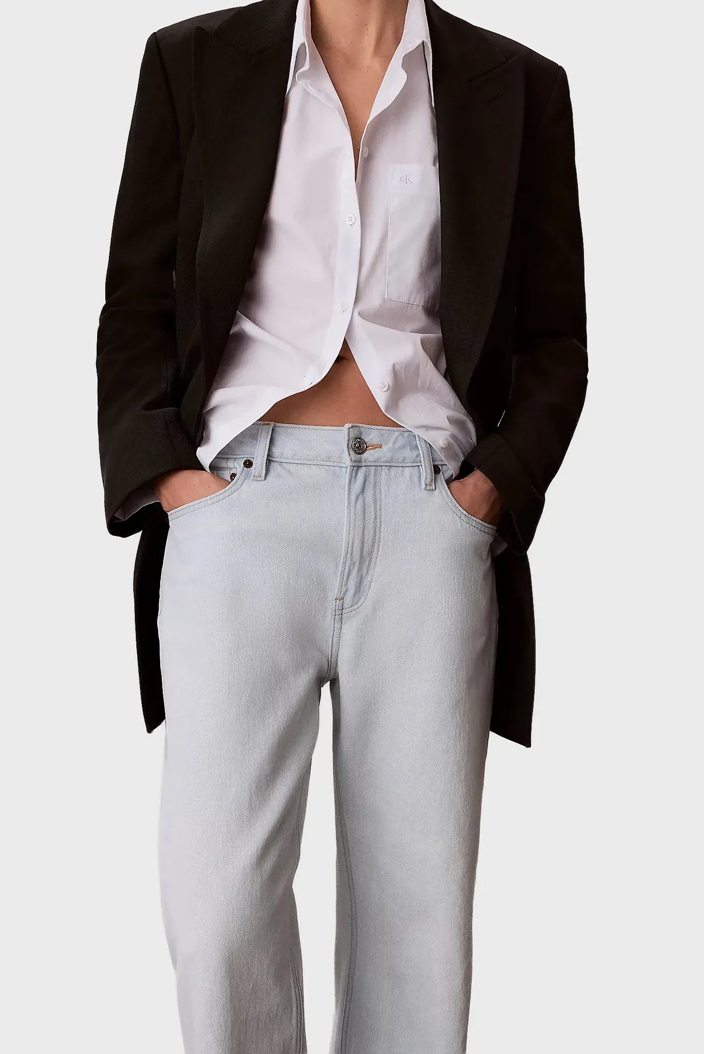 Джинсы 90s STRAIGHT BLEACHED LIGHT 5