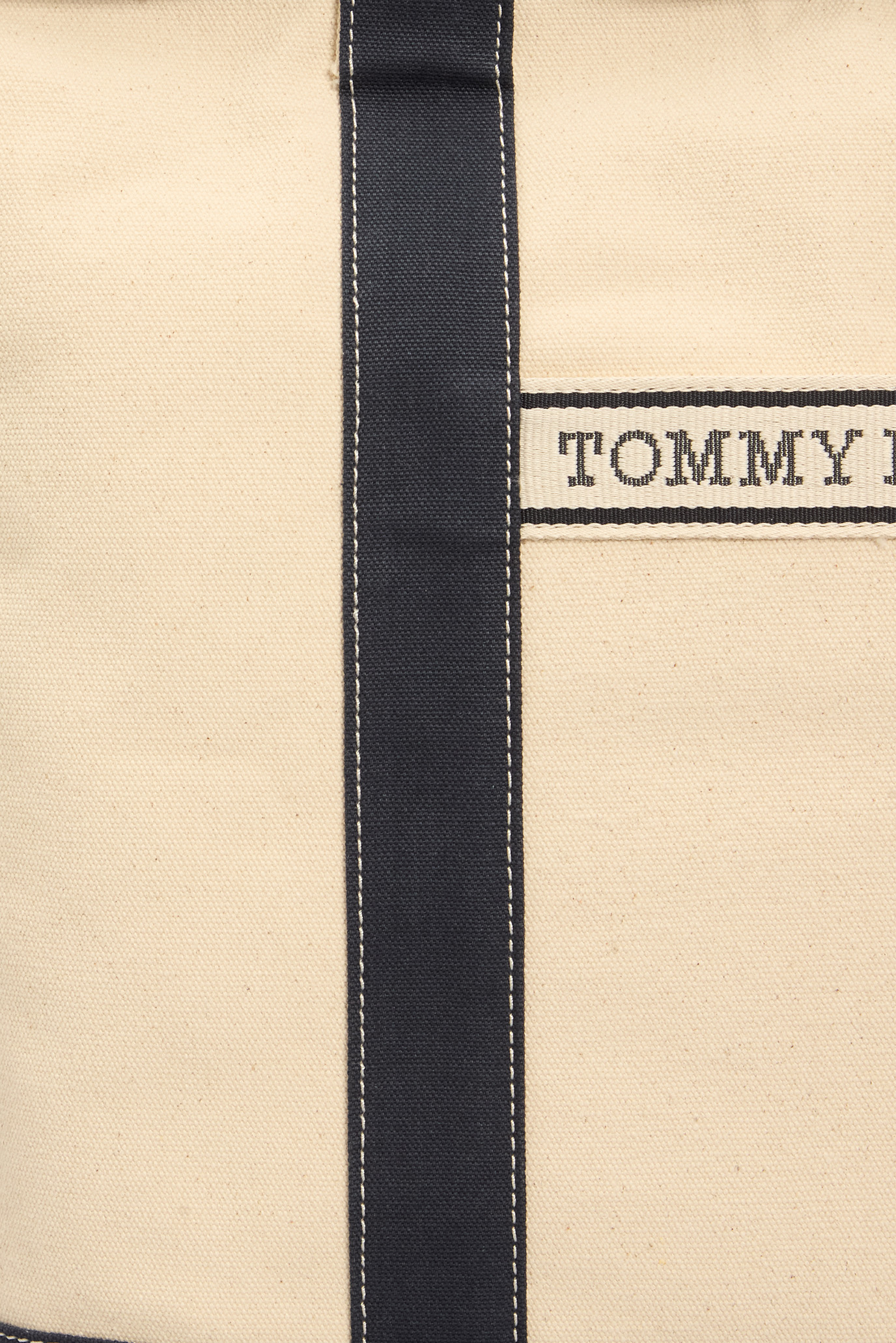 Женская бежевая сумка TH SUMMER CANVAS TOTE 2