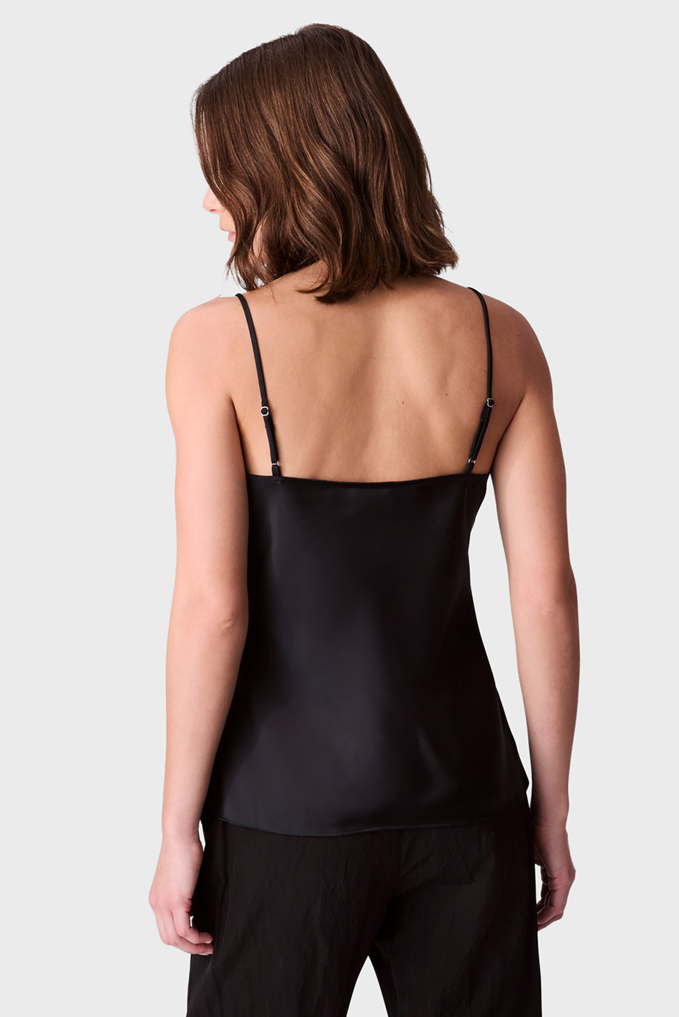 Топ/Matte Satin Cami with Lace 2