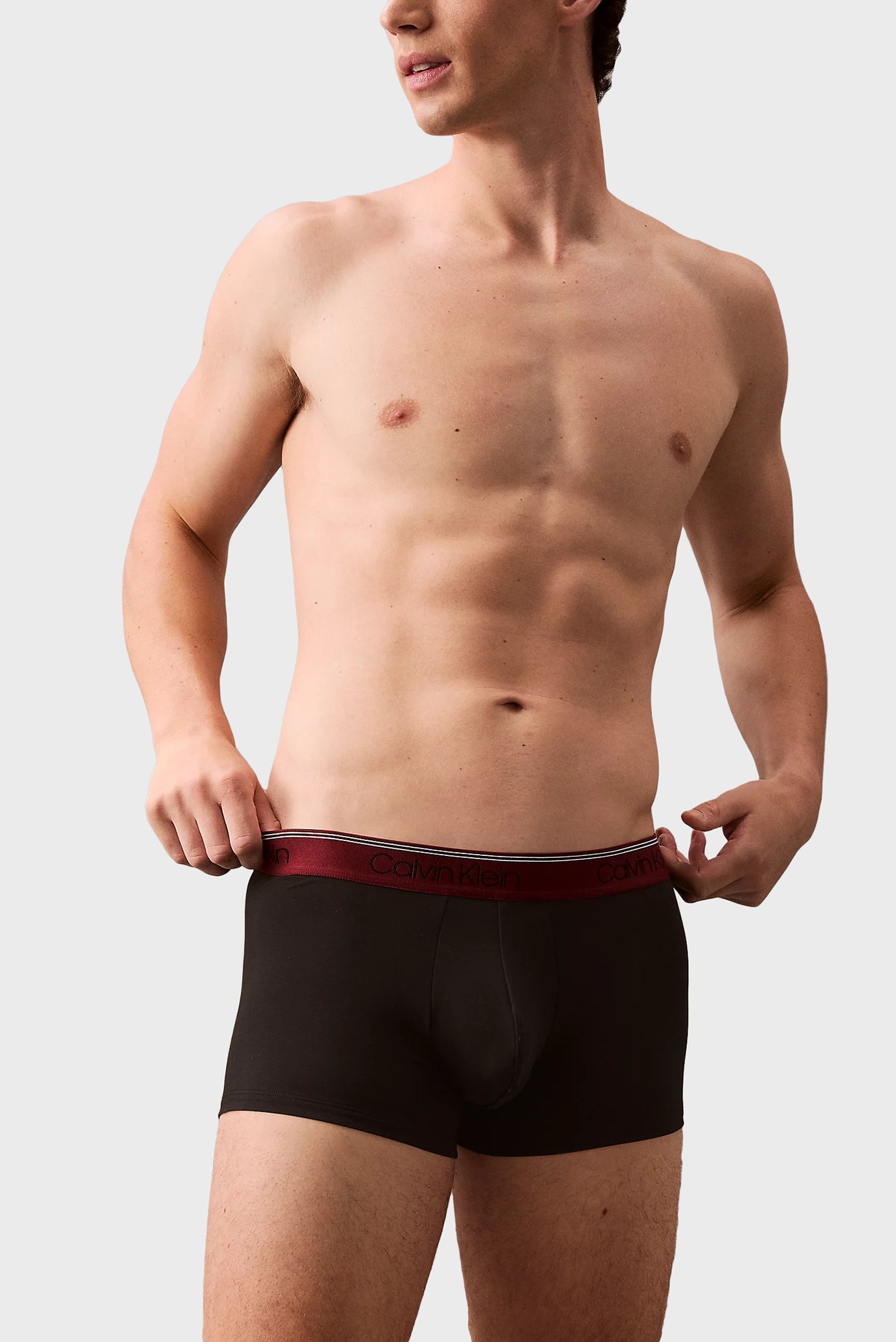 Мужские черные боксеры (з шт) LOW RISE TRUNK 3PK 5