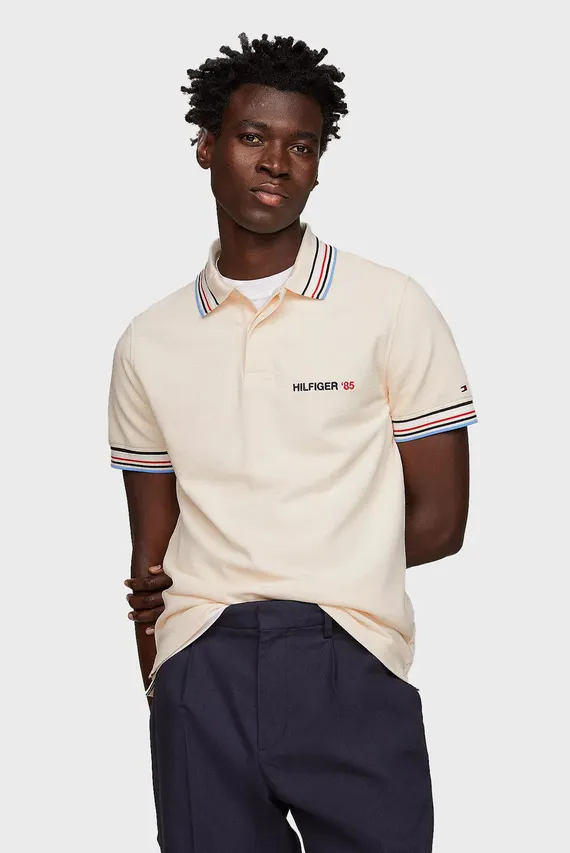 Поло CONTRAST GLOBAL STRIPE REG POLO Tommy Hilfiger