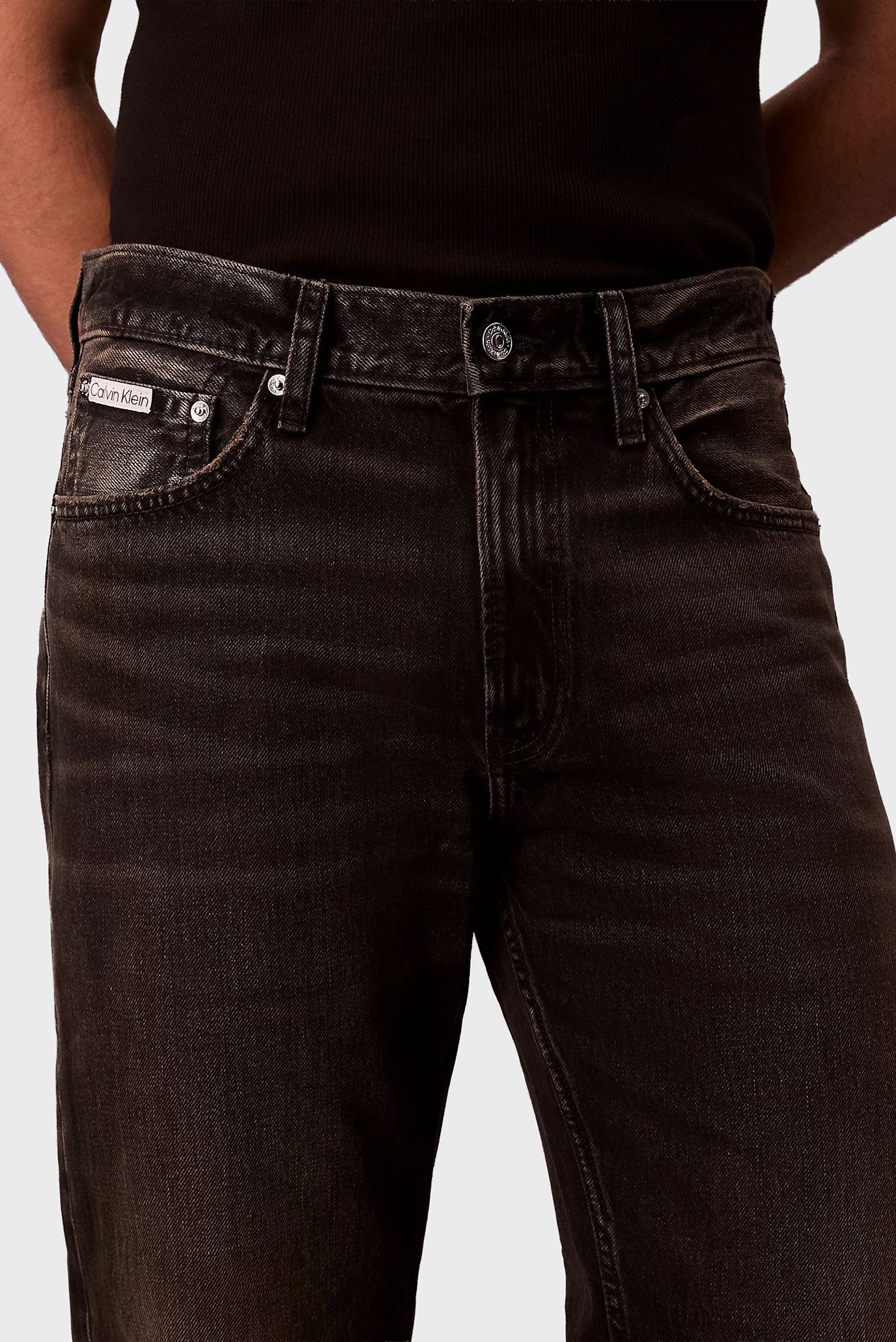 Джинсы 90S STRAIGHT ESPRESSO BLACK JEANCalvin Klein Jeans Джинсы 90S STRAIGHT ESPRESSO BLACK JEAN 4