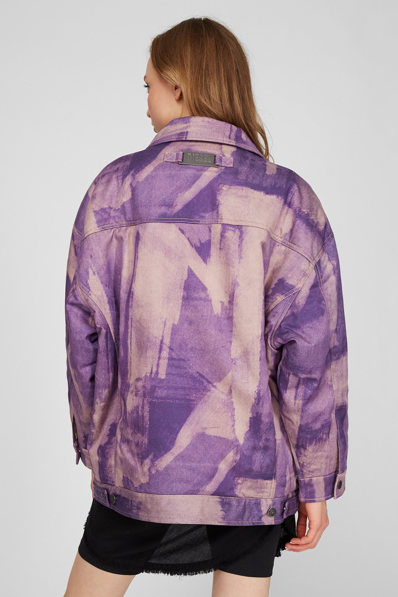 Женская фиолетовая джинсовая куртка G-SOJODiesel Женская фиолетовая джинсовая куртка G-SOJO 4